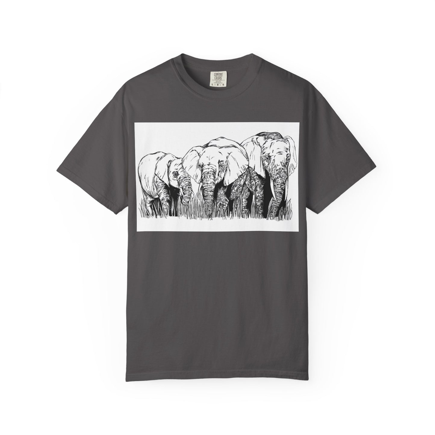 Eco-Friendly Elephant Graphic Unisex T-Shirt