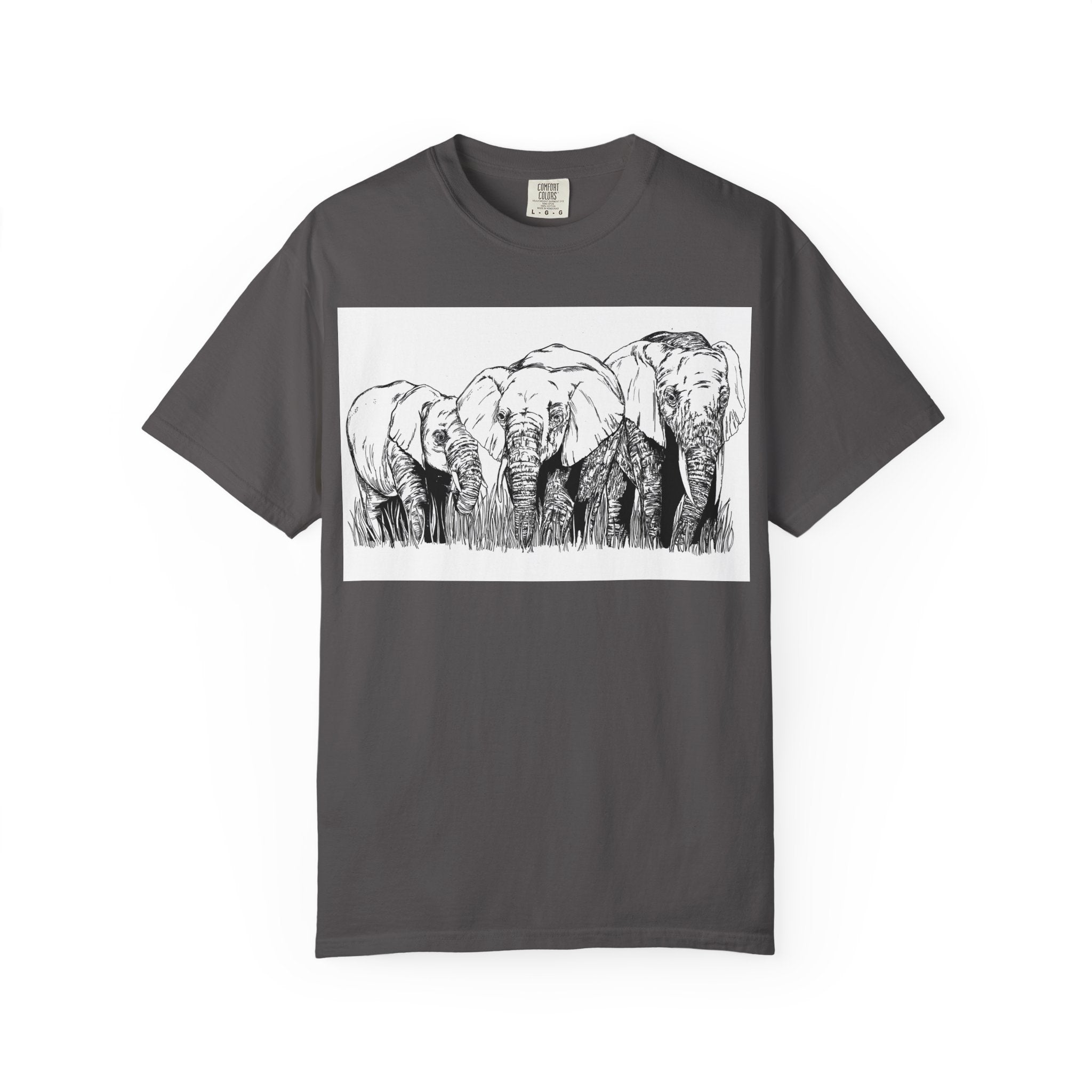 Eco-Friendly Elephant Graphic Unisex T-Shirt