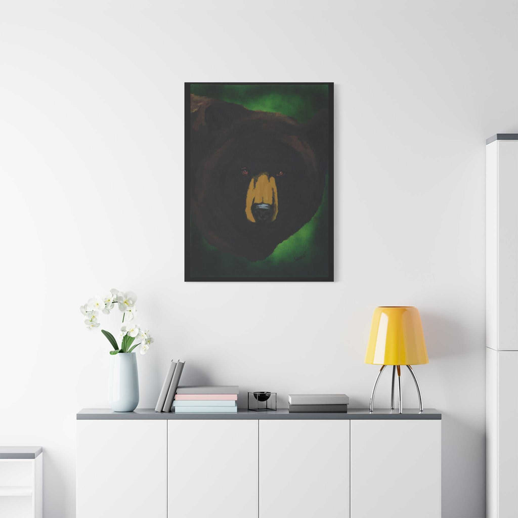 Brown Bear Wall Art, Brown Bear Art Print