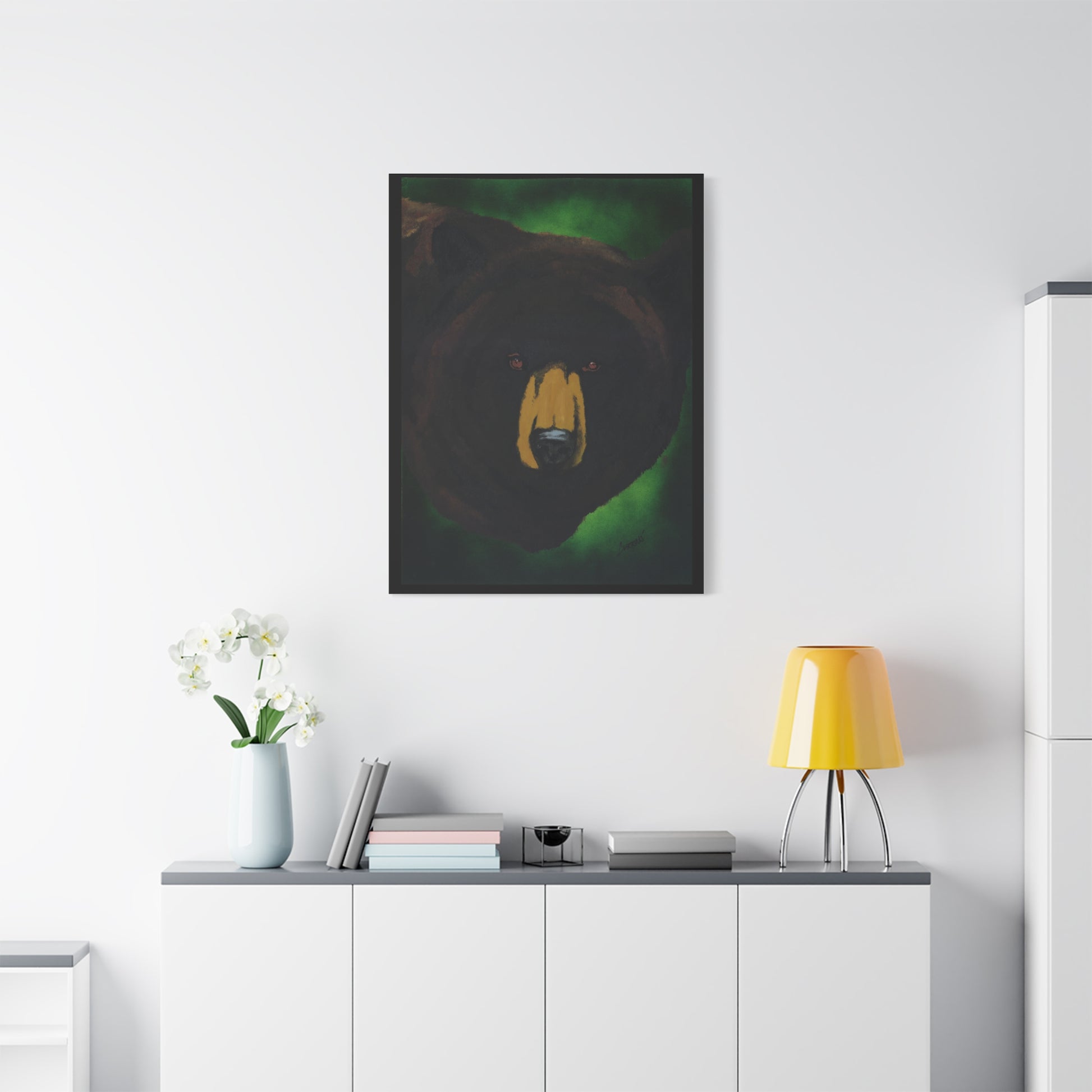 Brown Bear Wall Art, Brown Bear Art Print