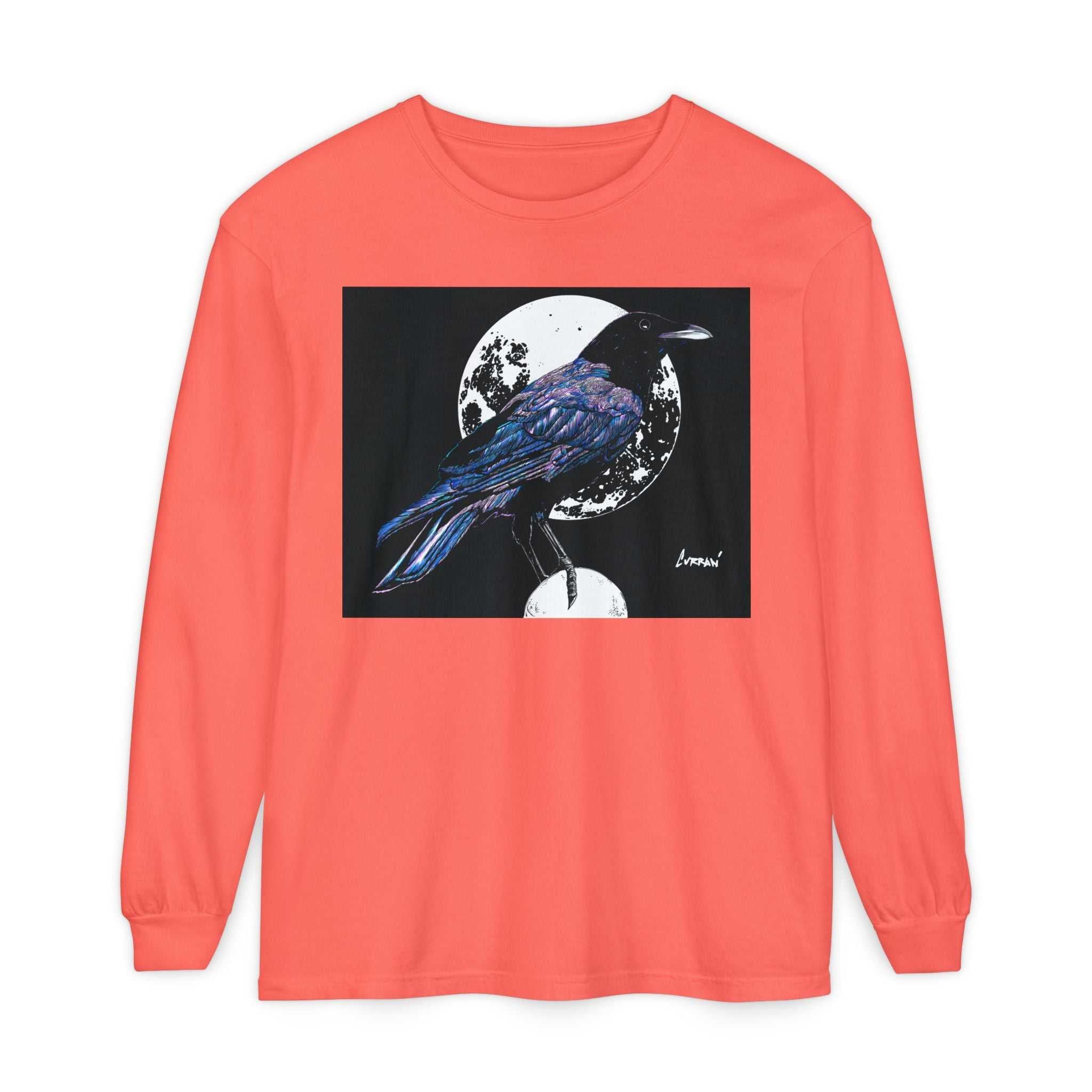 Mystical Crow Long Sleeve T Shirt Unisex
