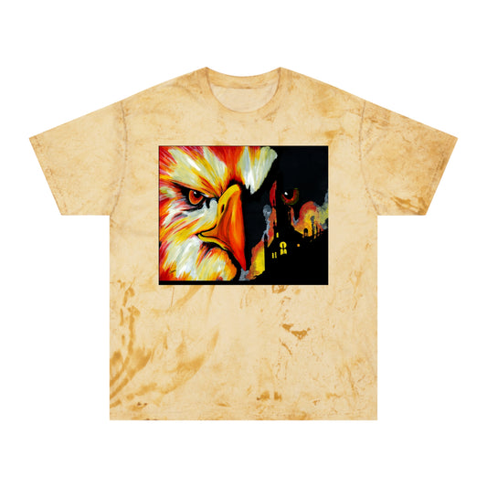 Phoenix Rising Color Blast T Shirt Original Hand Painted Art