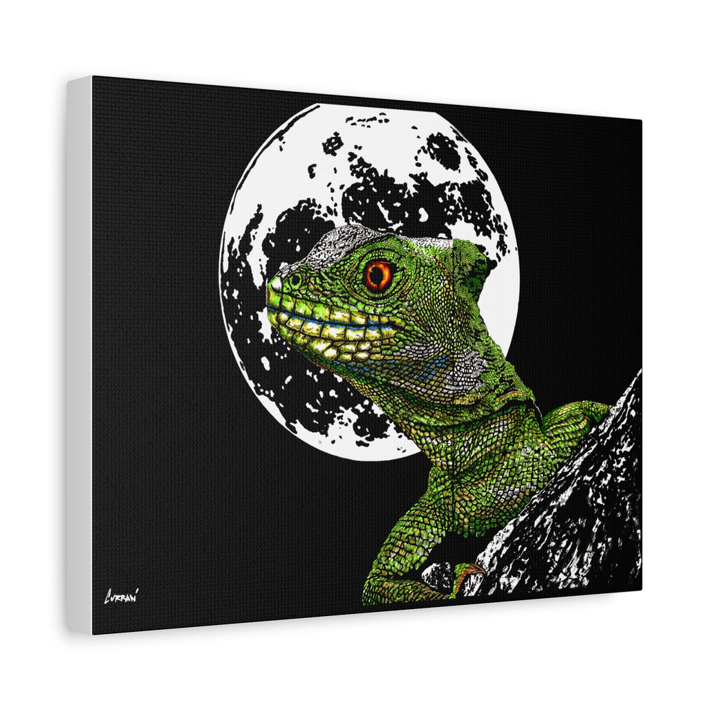 Lizard Canvas Art – Original Hand-Drawn Realistic