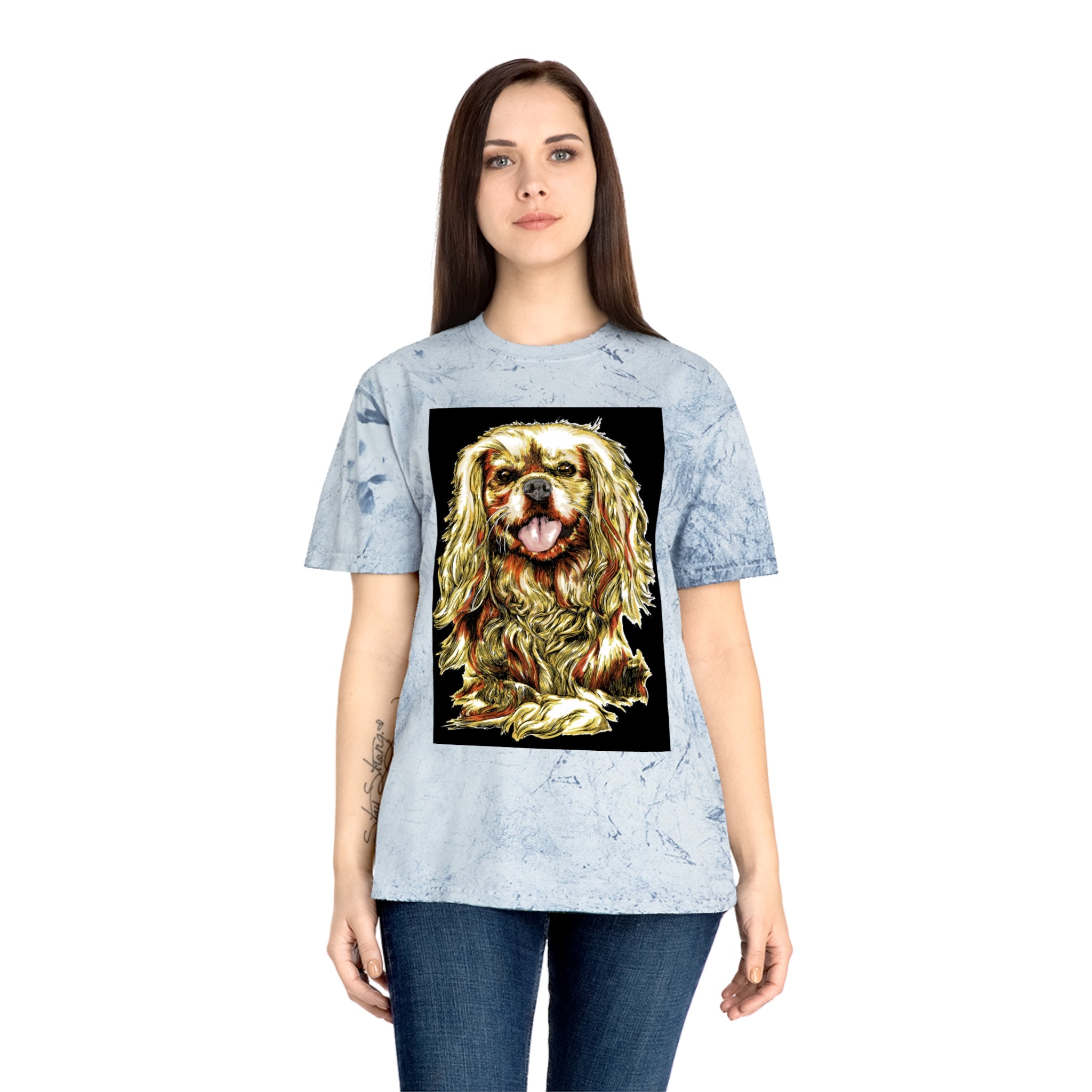 Colorful Dog Art Unisex T Shirt Perfect Gift for Pet Lovers