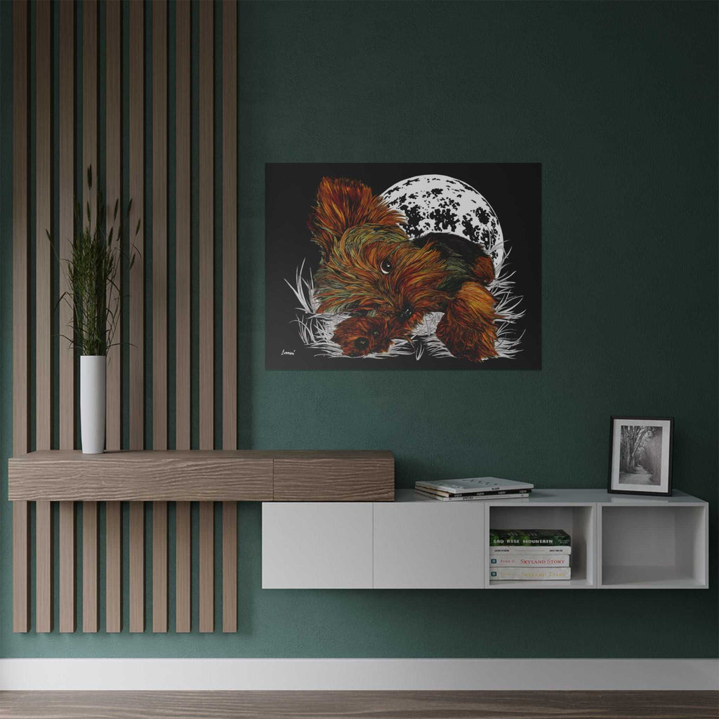 Elevate your walls with our Yorkshire Terrier Satin Poster - 300gsm Art Print for Dog Lovers. Perfect for any pup enthusiast!