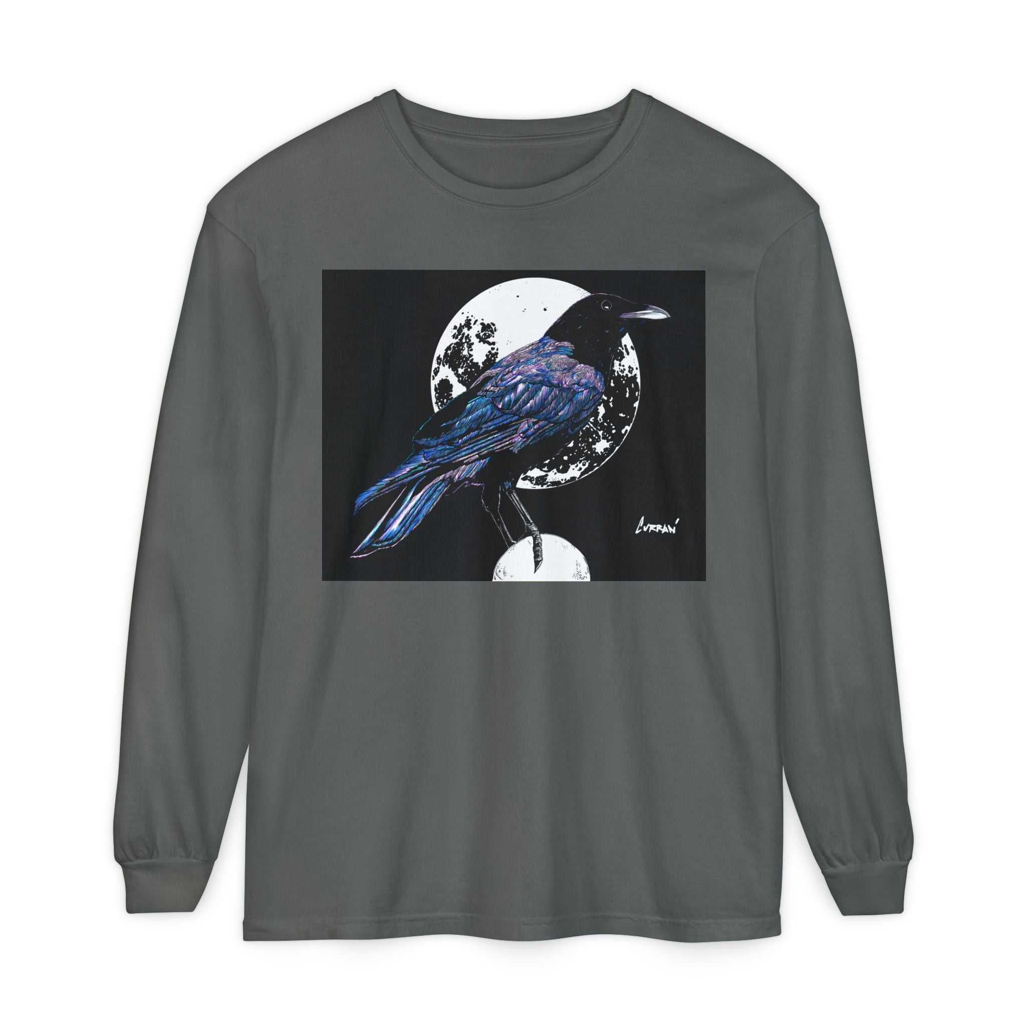 Mystical Crow Long Sleeve T Shirt Unisex