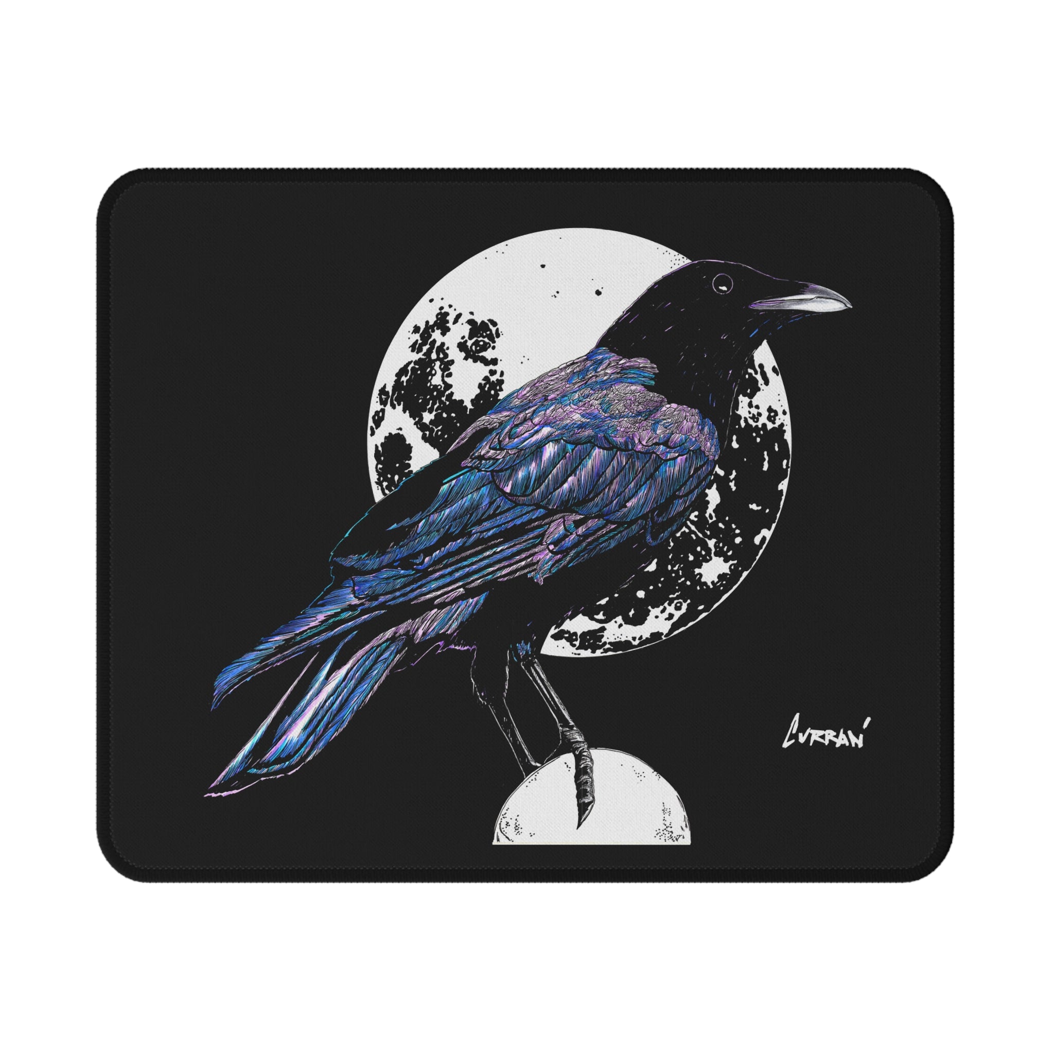 Crow Moon Non-Slip Gaming Mouse Pad | Perfect for Gamers