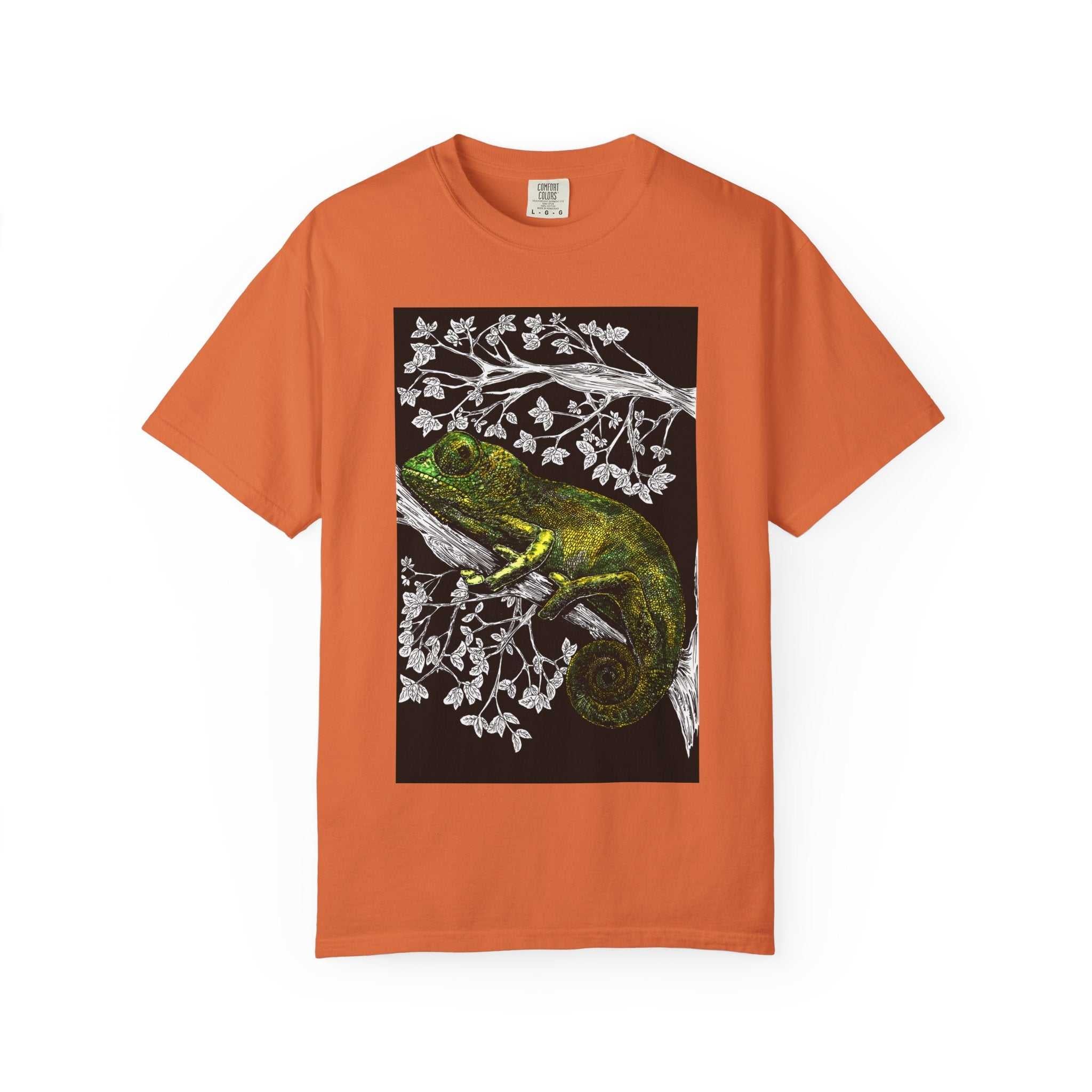 Chameleon Art Unisex Garment-Dyed T-Shirt - Nature Lover's