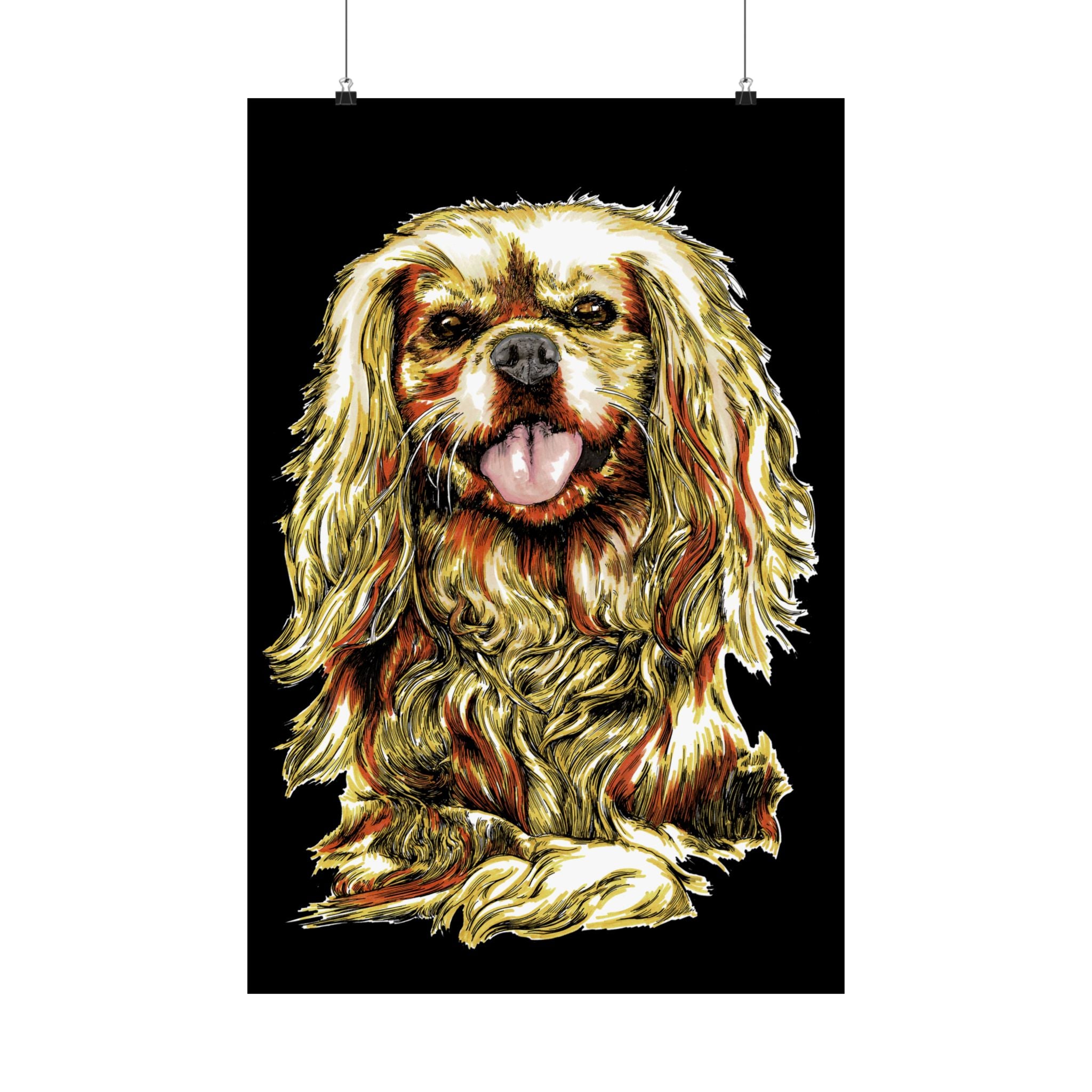 Cocker Spaniel Satin Poster - Art Print