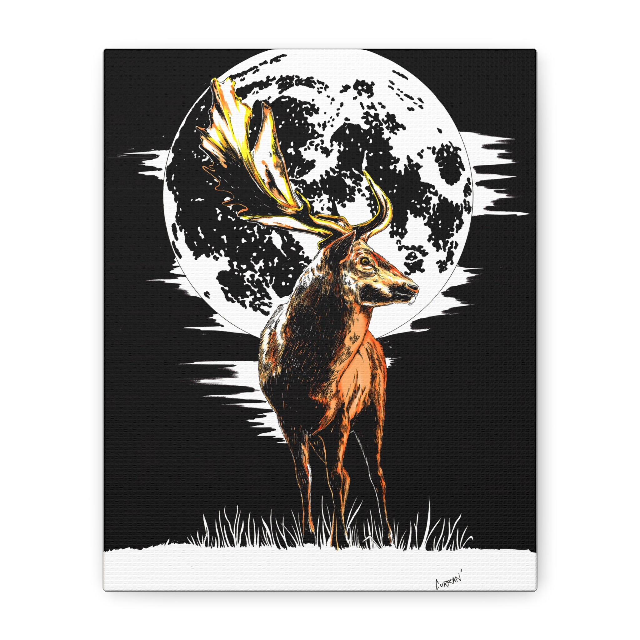 Deer Wall Art, Deer Print, Wildlife Art, Rustic Wall Decor