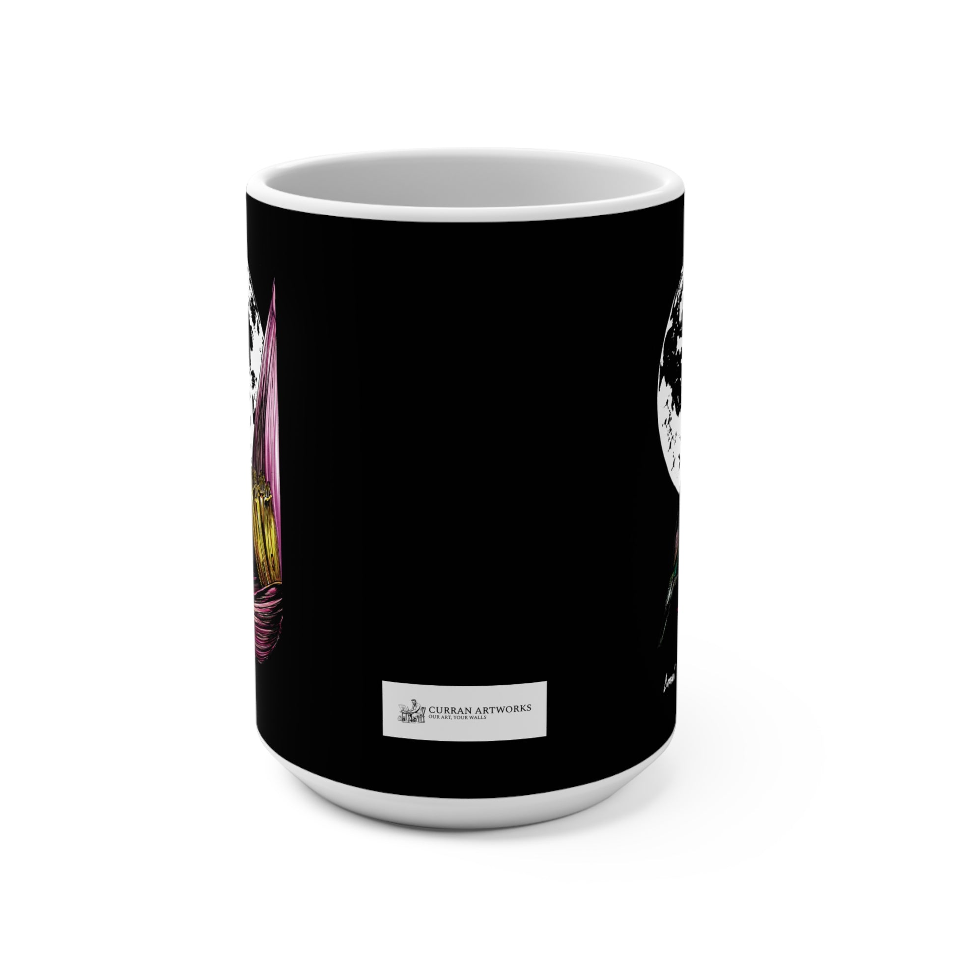 Hummingbird Mug - 15oz Coffee Cup with Artistic Design