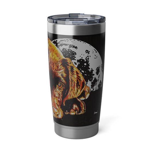 Chocolate Lab Puppy 20oz Tumbler, Original Wall Art