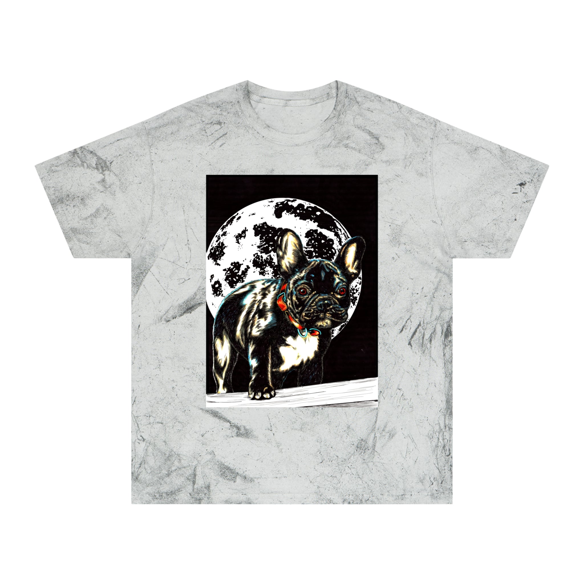 Color Blast French Bulldog T-Shirt | Unisex Moonlit Design