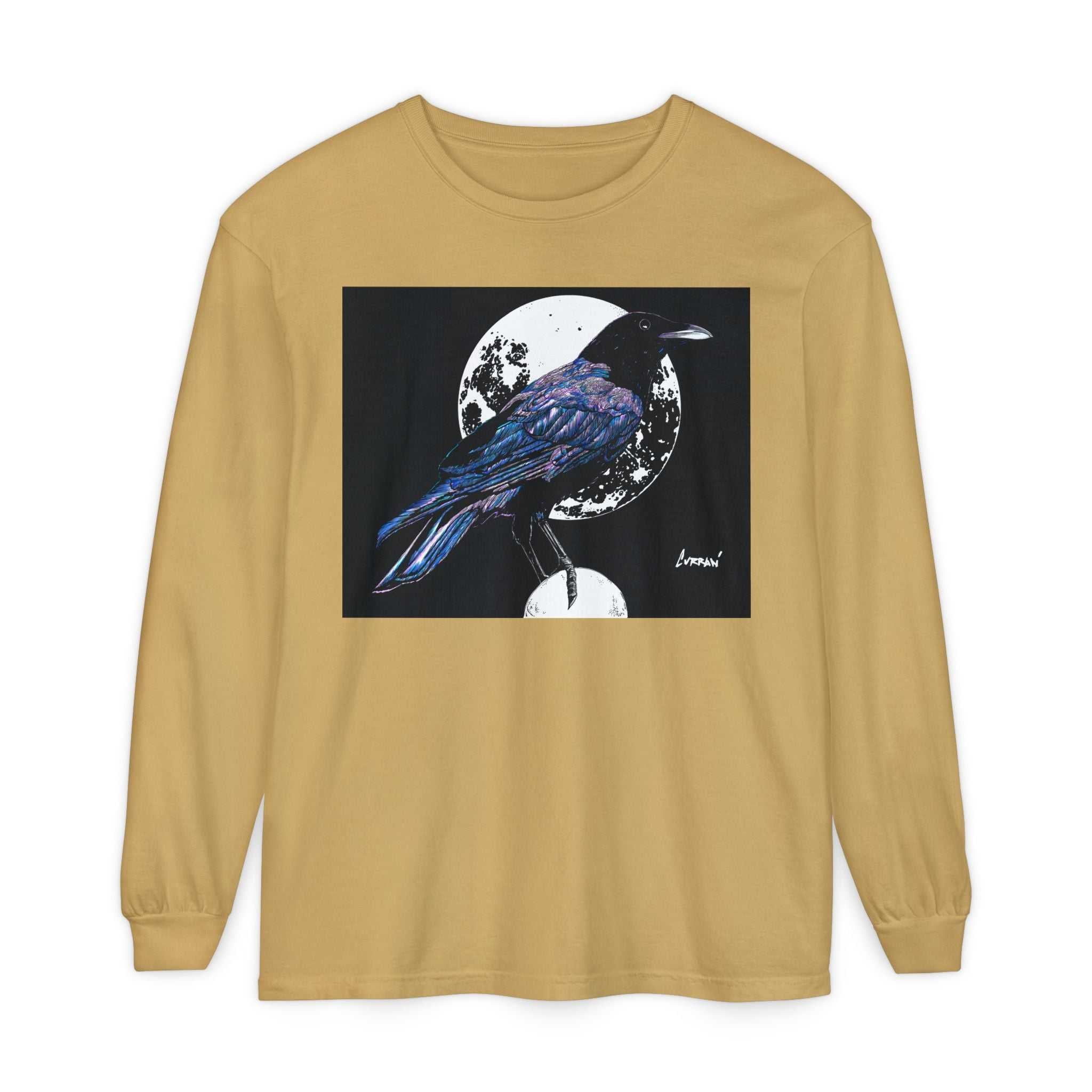 Mystical Crow Long Sleeve T Shirt Unisex