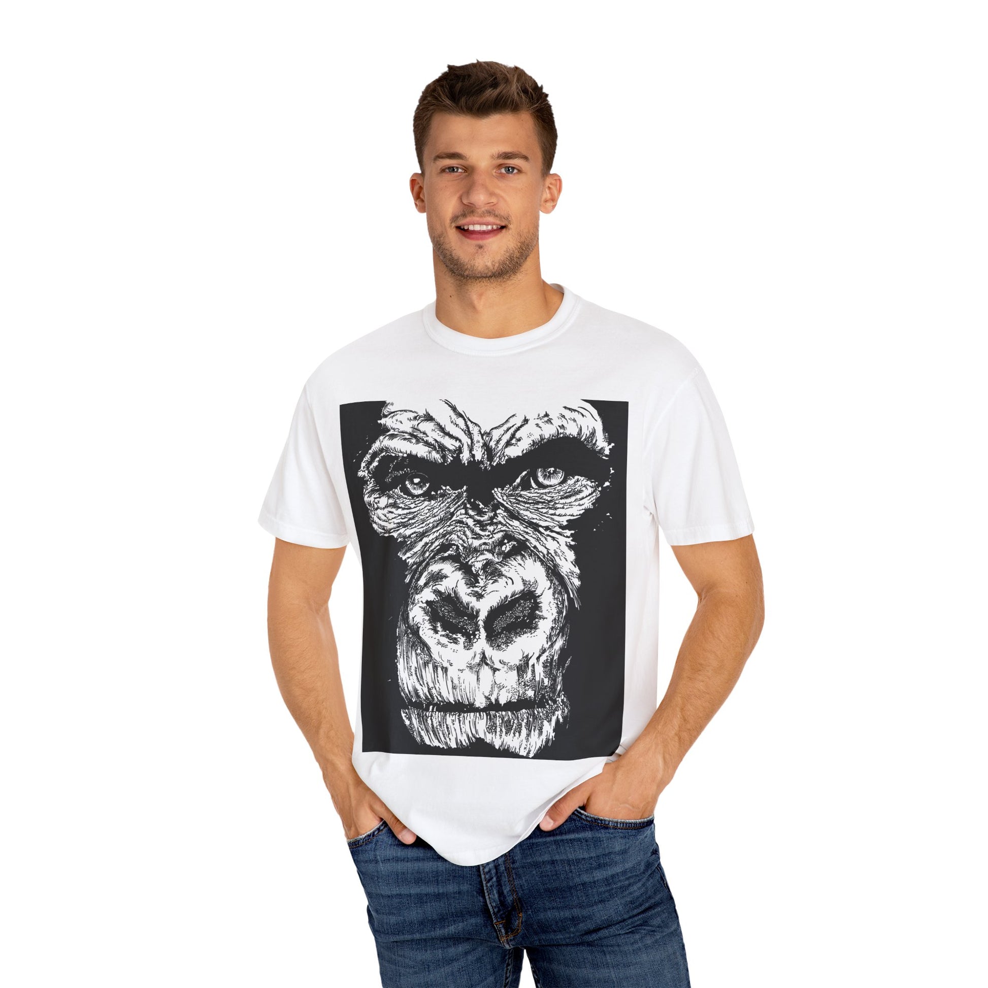 Gorilla Graphic T-Shirt - Unisex Animal Print Tee