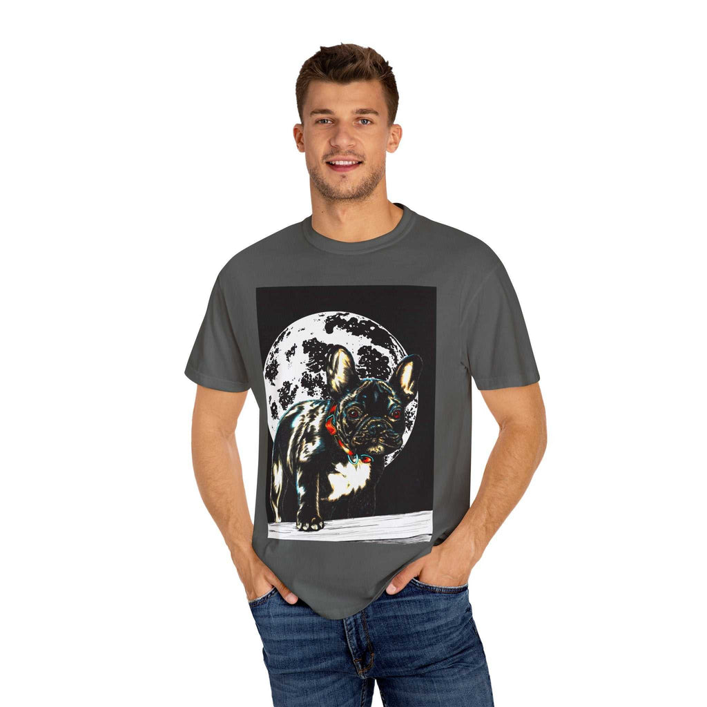 Moonlit French Bulldog Unisex T-Shirt - Pet Lovers Gift