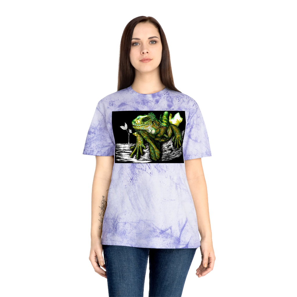 Iguana Unisex Color Blast T-Shirt - Vibrant Nature-Inspired