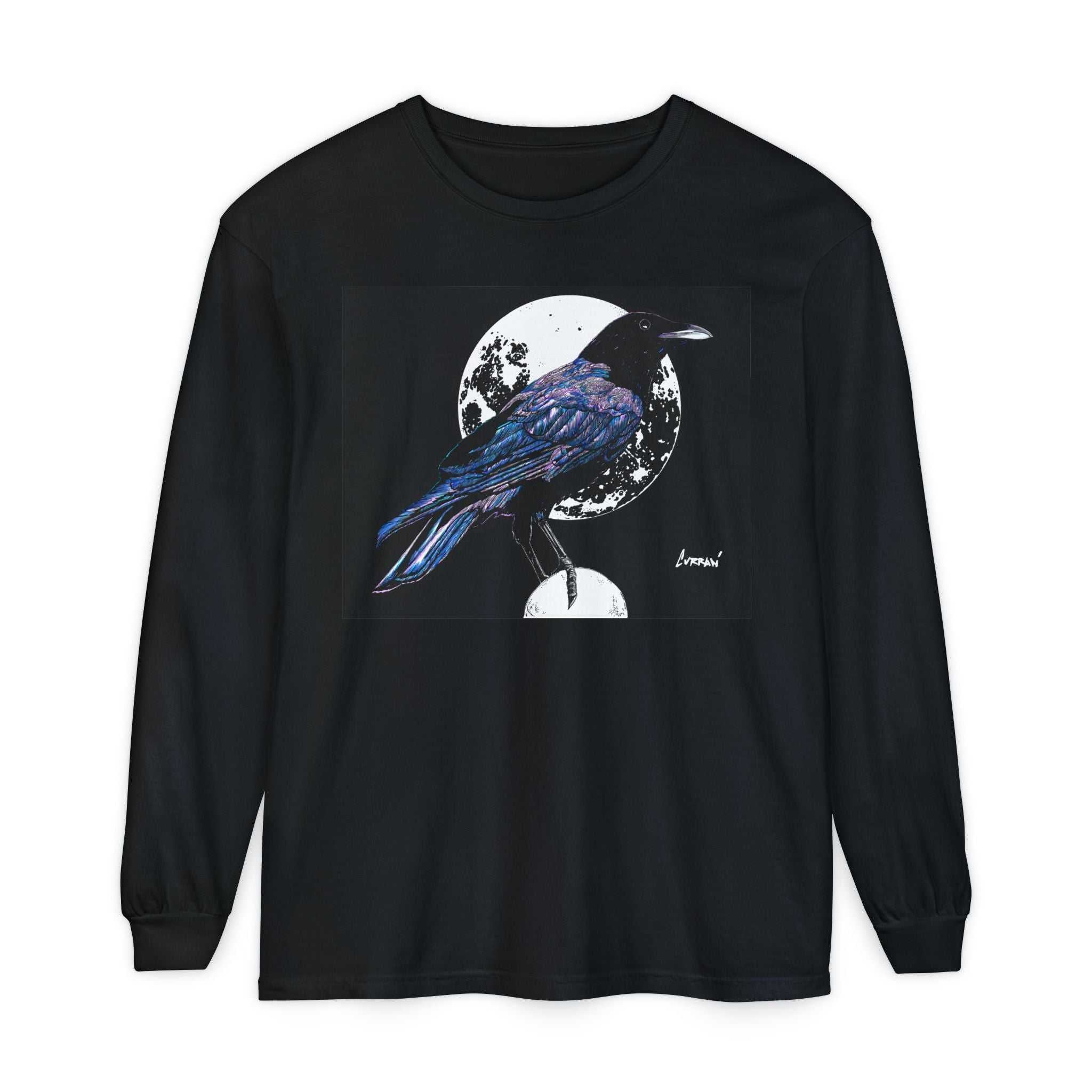 Mystical Crow Long Sleeve T Shirt Unisex