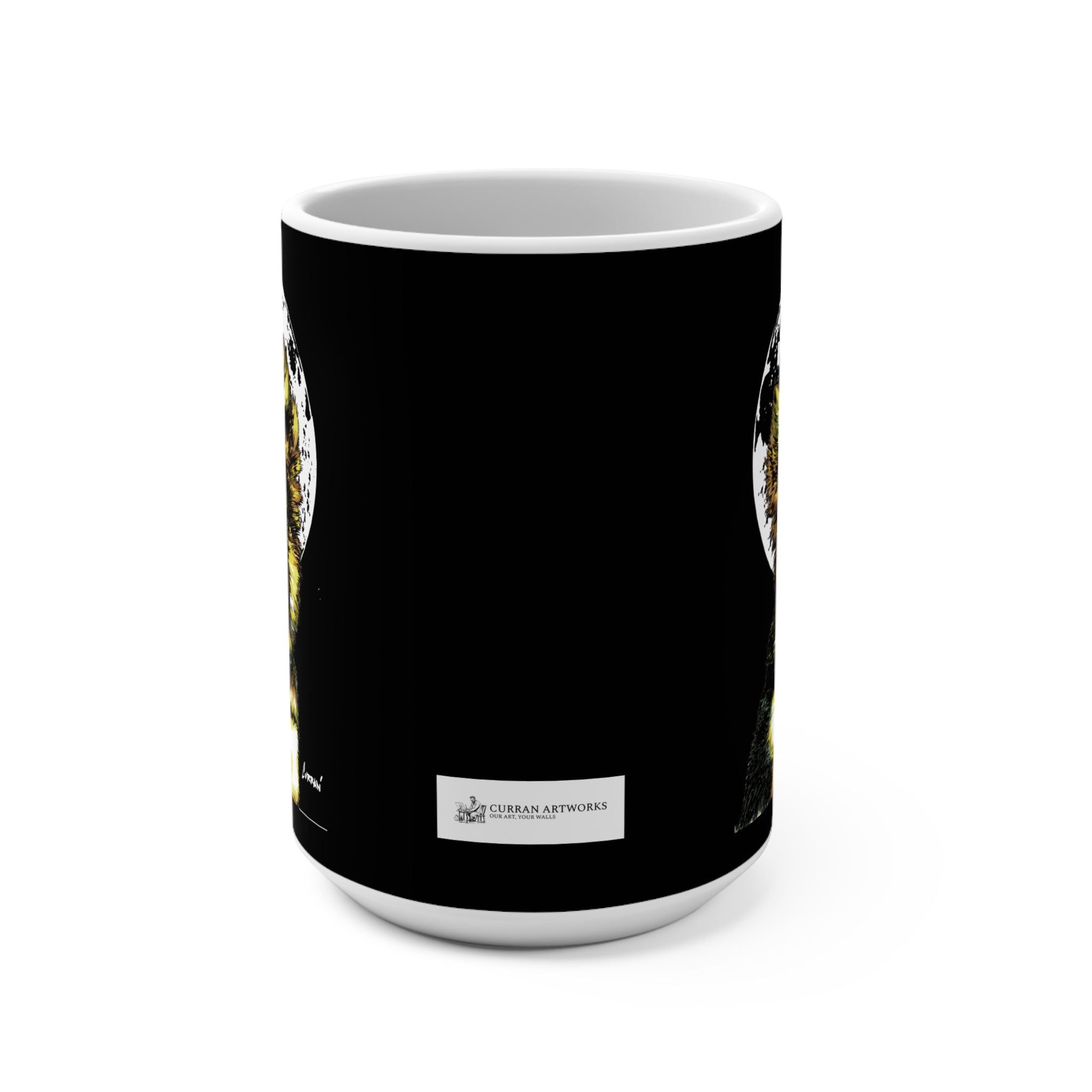 German Sheppard Puppy Mug - 15oz Ceramic Coffee Cup