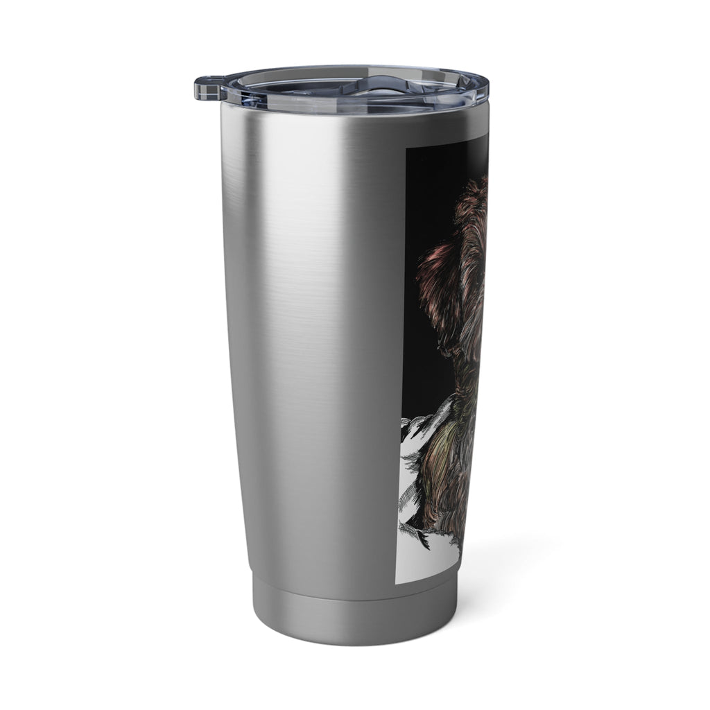 Puppy Travel Mug, Puppy Coffee Cup, Puppy Lover Gift, Puppy Art Tumbler, Unique Puppy Mug, Puppy Themed Gift, Puppy Insulated Cup