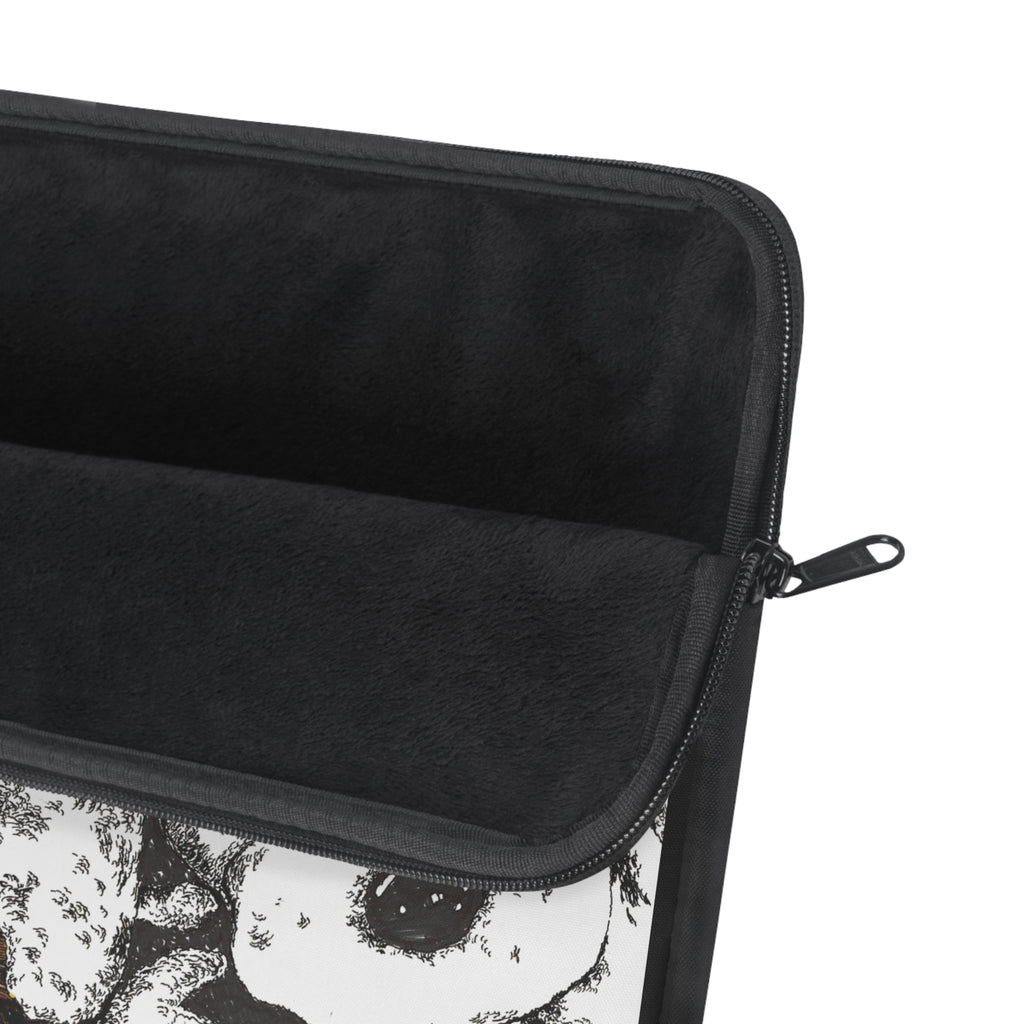 Cocker Spaniel & Plush Toy Laptop Sleeve – for Dog Lovers