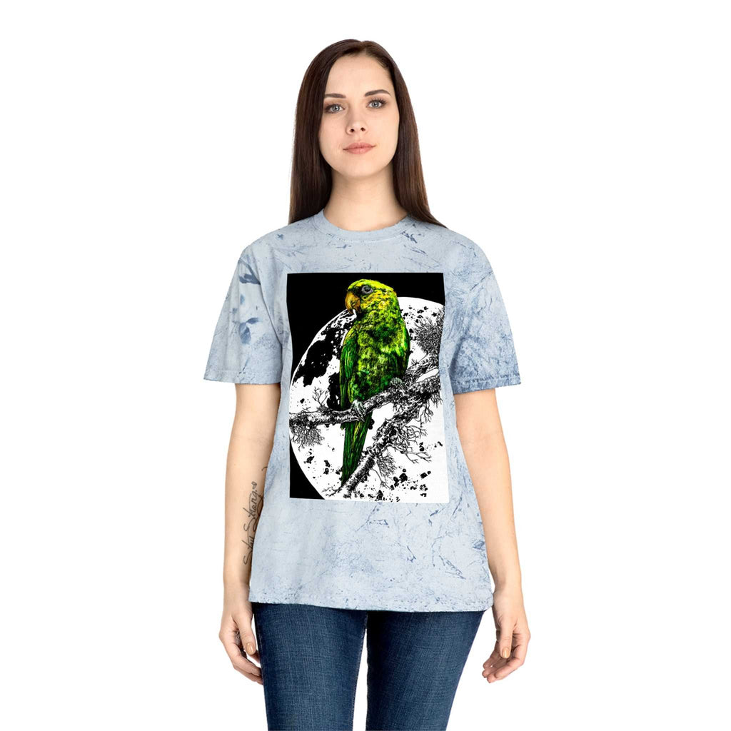 Parrot Color Blast Unisex T-Shirt - Vibrant Bird Art Tee