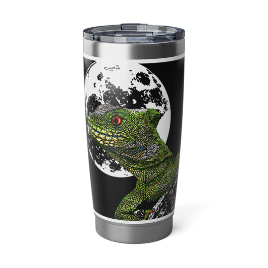 Lizard Travel Mug, Original Wall Art Design, 20oz Tumbler Gift, Hand Drawn, Reptile Lover Cup, Unique Gecko Decor, Great Birthday Gift