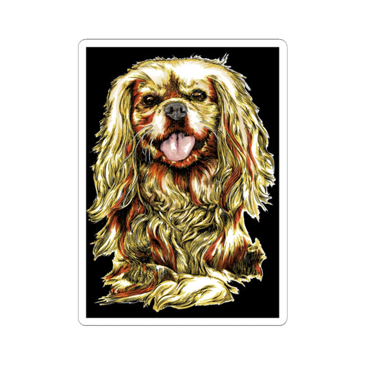 Cavalier King Charles Spaniel Kiss-Cut Sticker