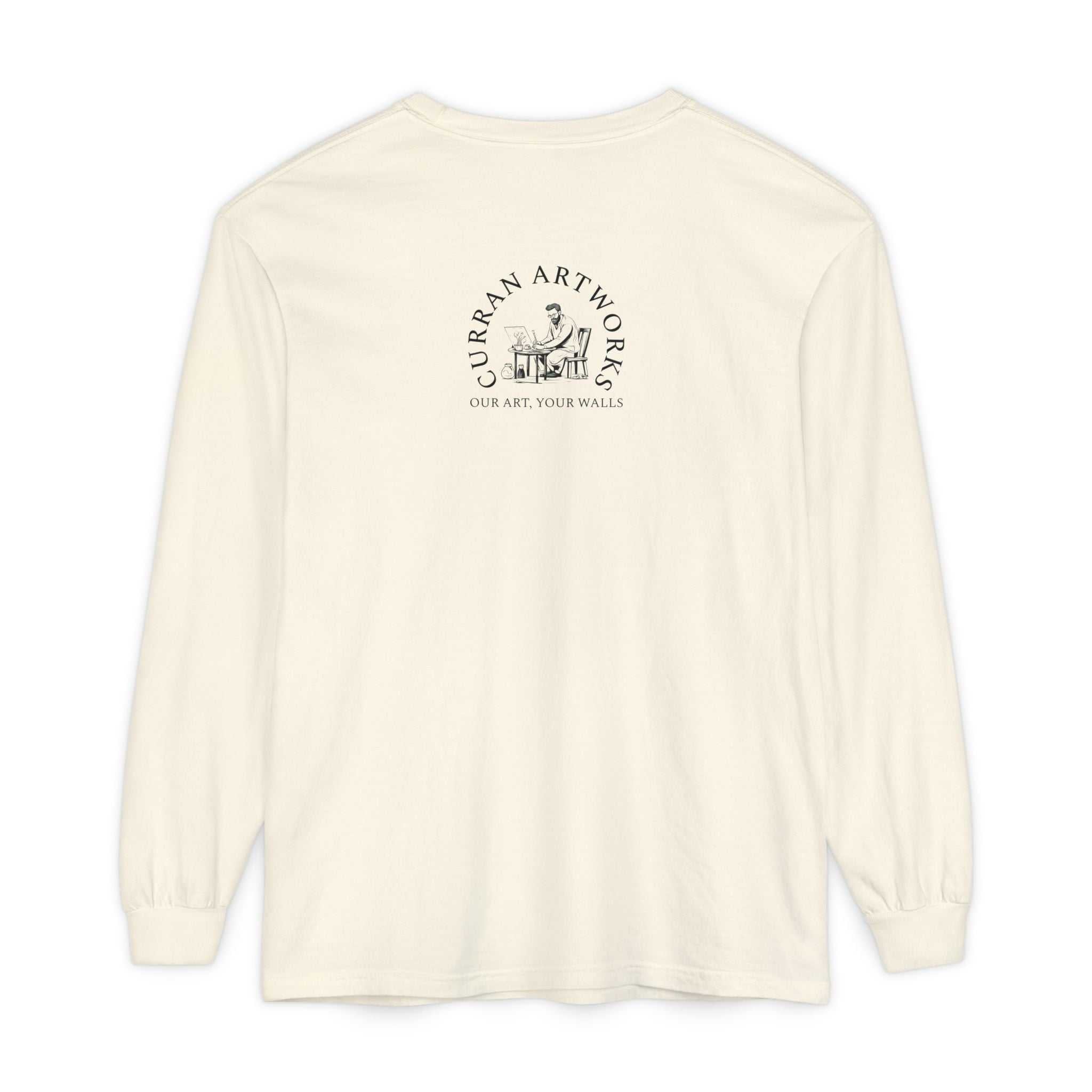 Moonlit Stag Long Sleeve T-Shirt - Unisex Nature Apparel