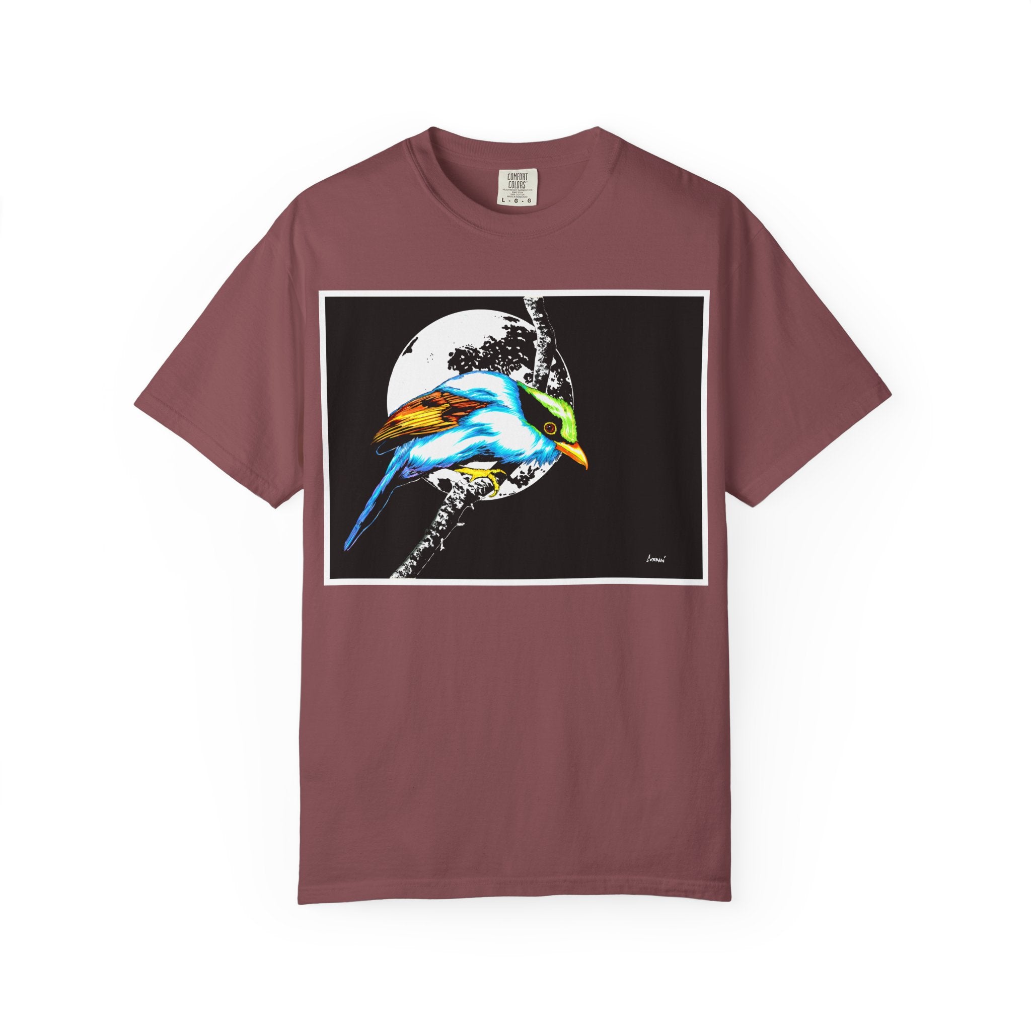Colorful Bird Graphic Unisex T-Shirt - Nature Lover Apparel