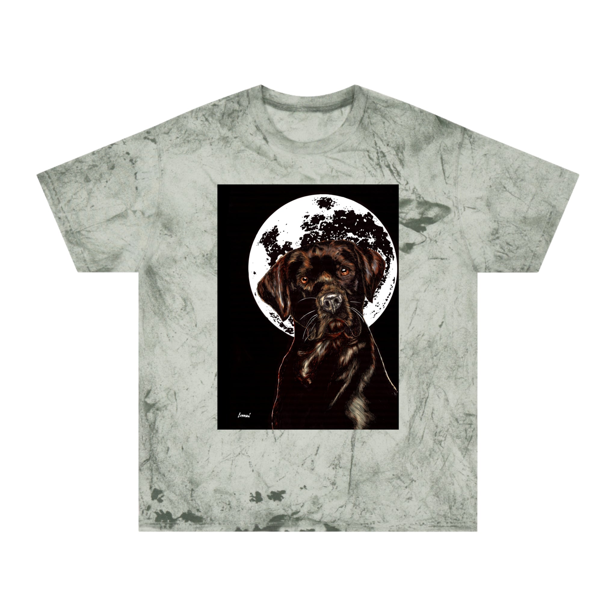 Chocolate Labrador T-Shirt - Artistic Dog Tee for Pet Lovers
