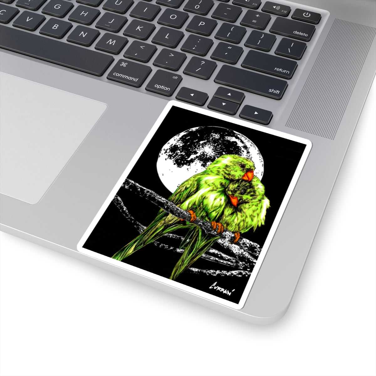 Unleash your wild side with Romantic Parrot Kiss-Cut Stickers for Nature Lovers. Add a pop of color to your world today!