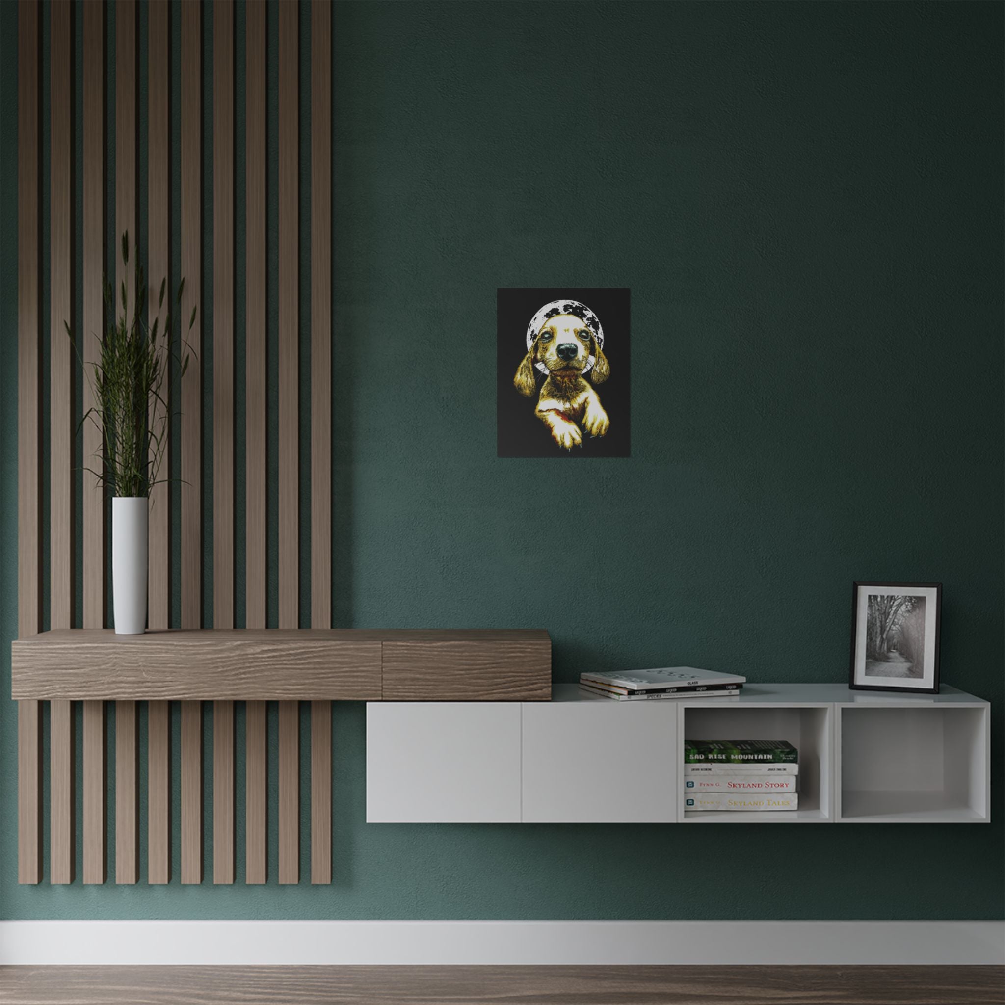 Charming Dog Satin Poster - 300gsm Wall Art Print