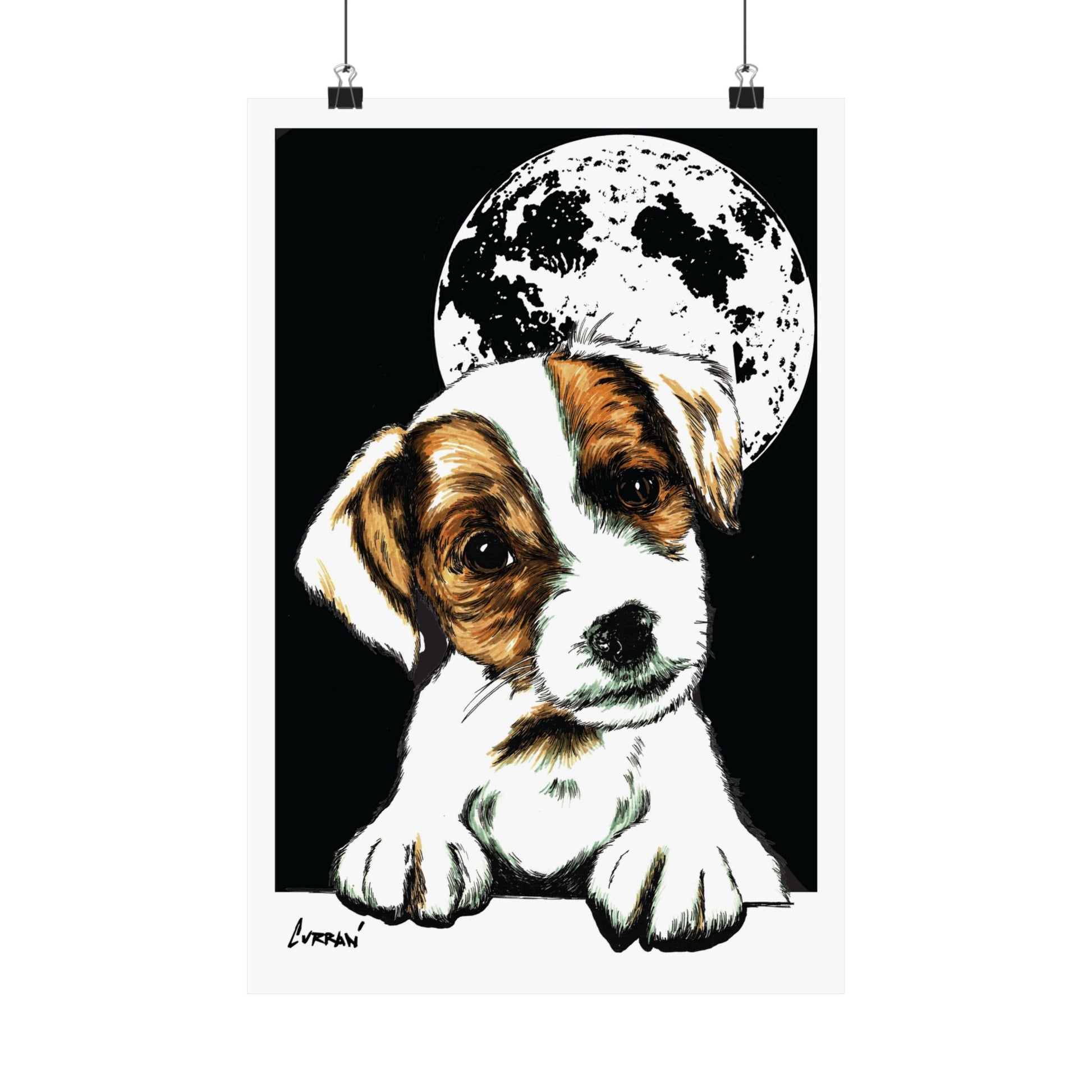 Adorable Beagle Satin Poster - Perfect for Animal Lovers