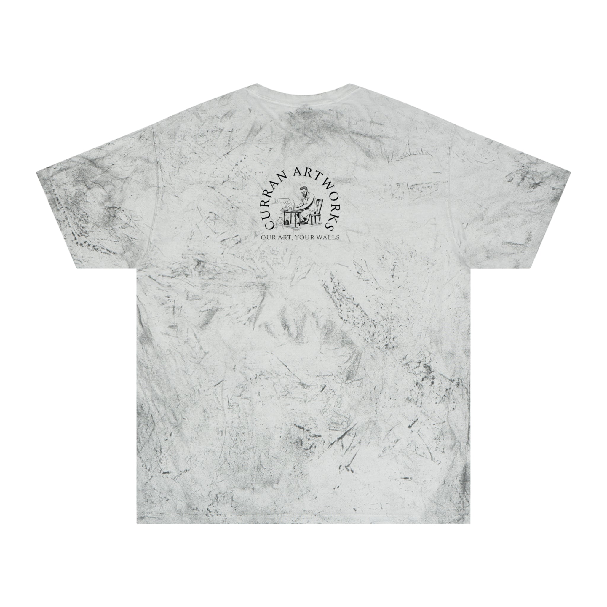 Color Blast T-Shirt with Dog Design - Unisex Moonlit Pet Tee
