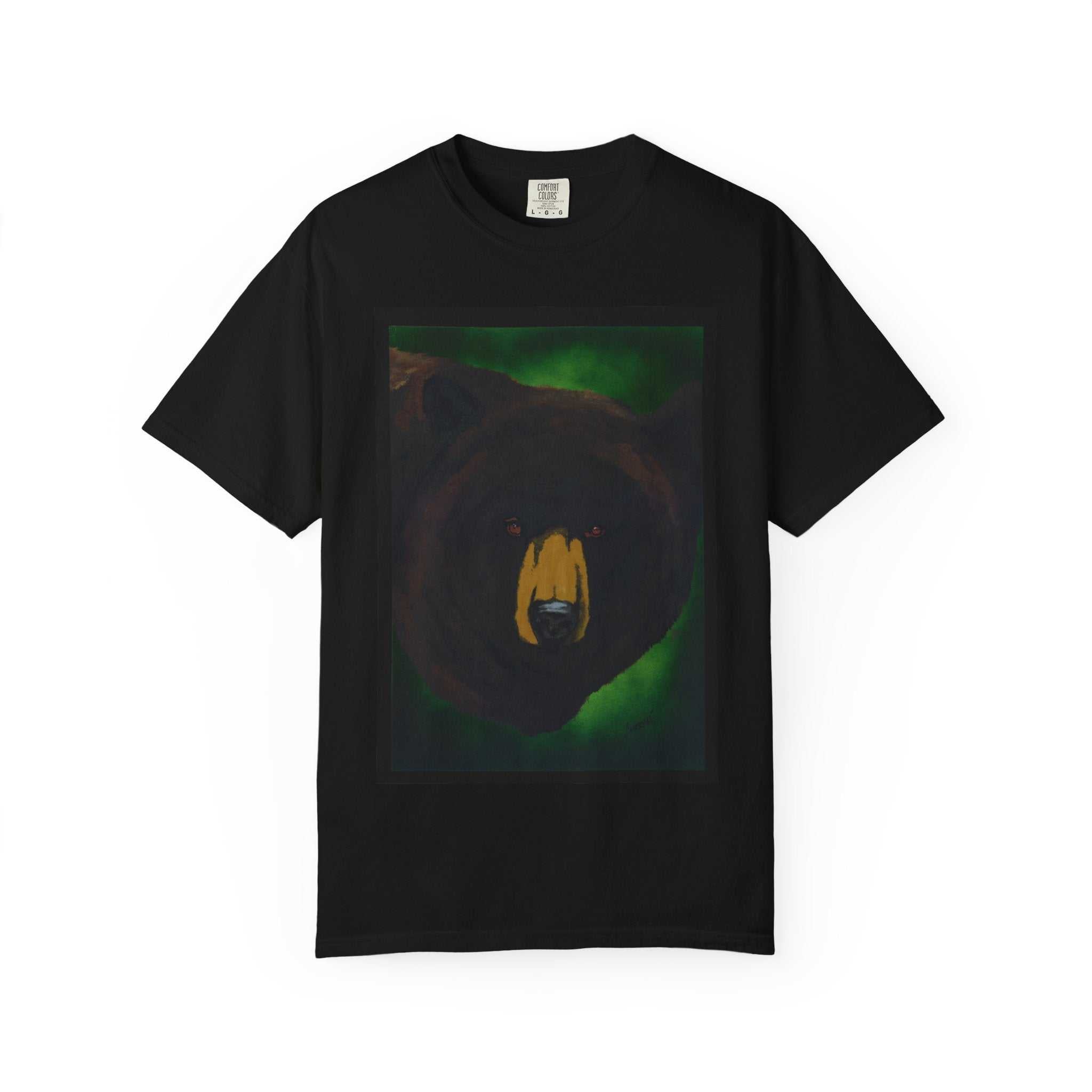 Brown Bear Unisex Garment-Dyed T-Shirt - Nature Apparel
