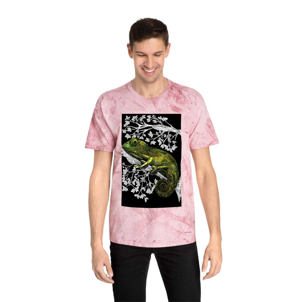 Chameleon Color Blast T-Shirt - Vibrant Nature-Inspired Tee