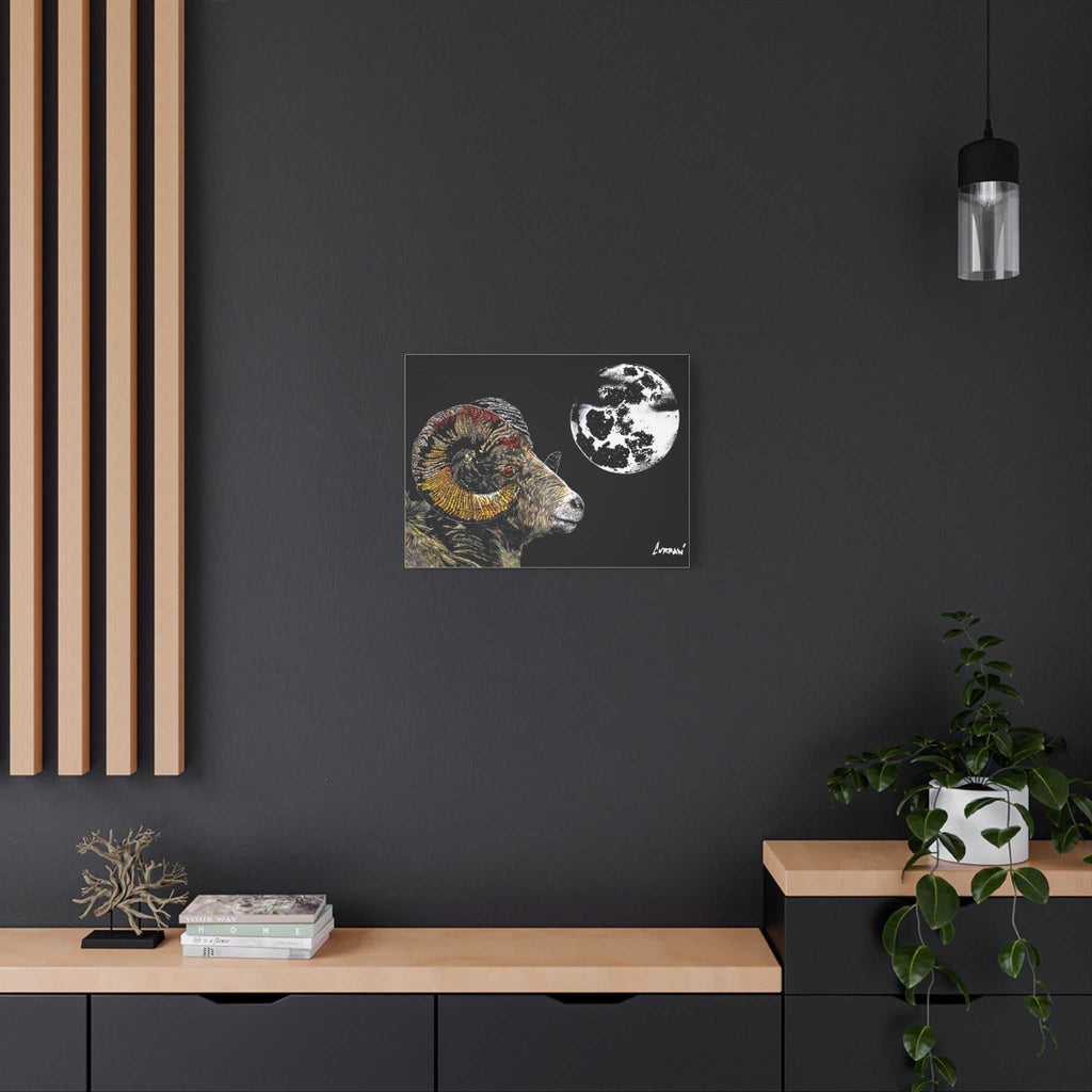 Mountain Ram Canvas Print - Art Print on Stretched Canvas