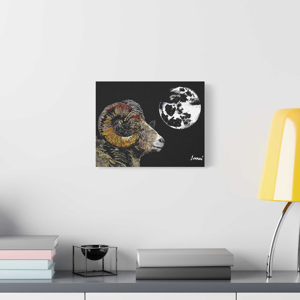 Mountain Ram Canvas Print - Art Print on Stretched Canvas