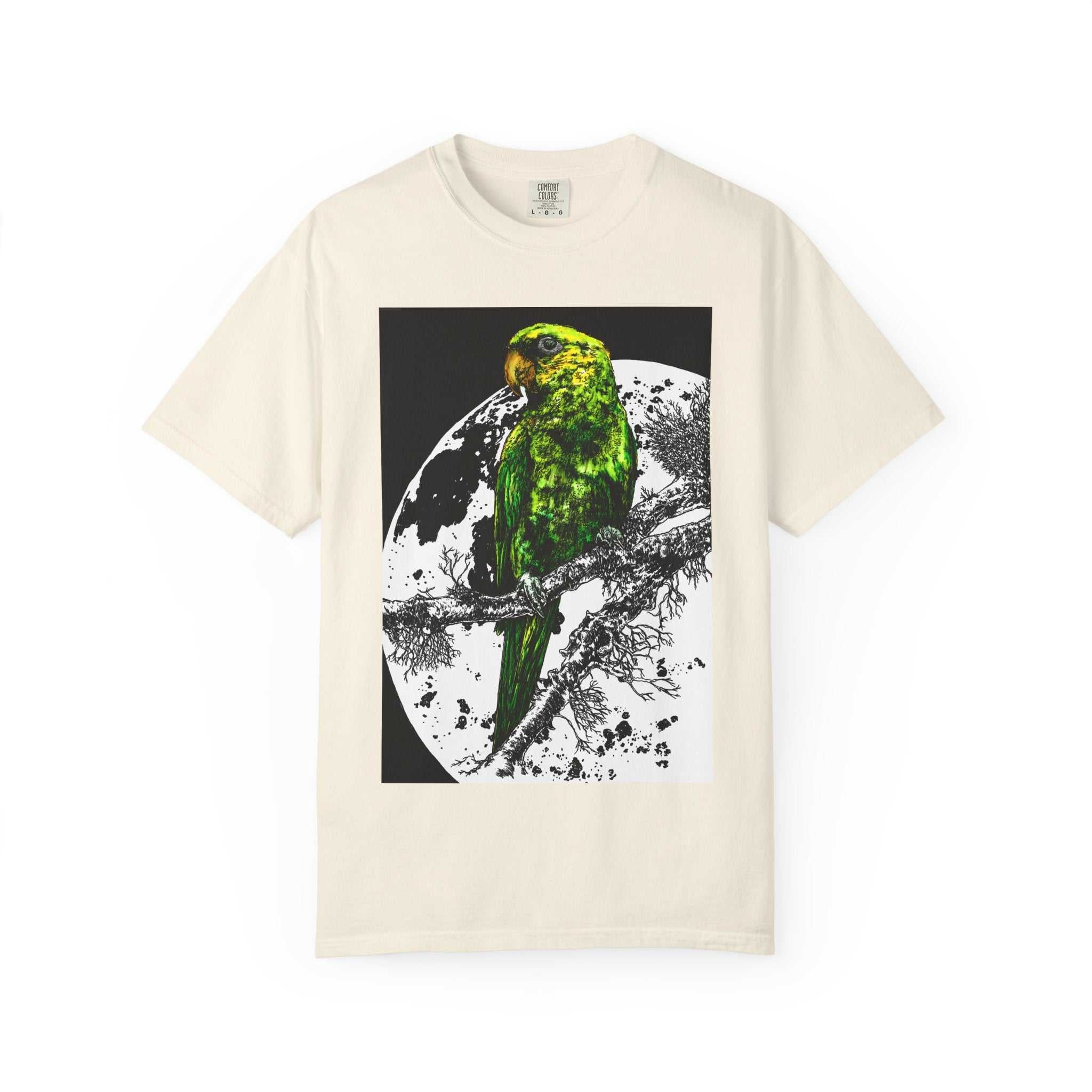 Cool Parrot in the Moonlight Unisex T-shirt