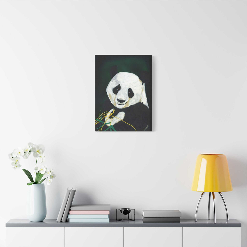 Panda Wall Art, Panda Print, Wildlife Art, Hand-Painted