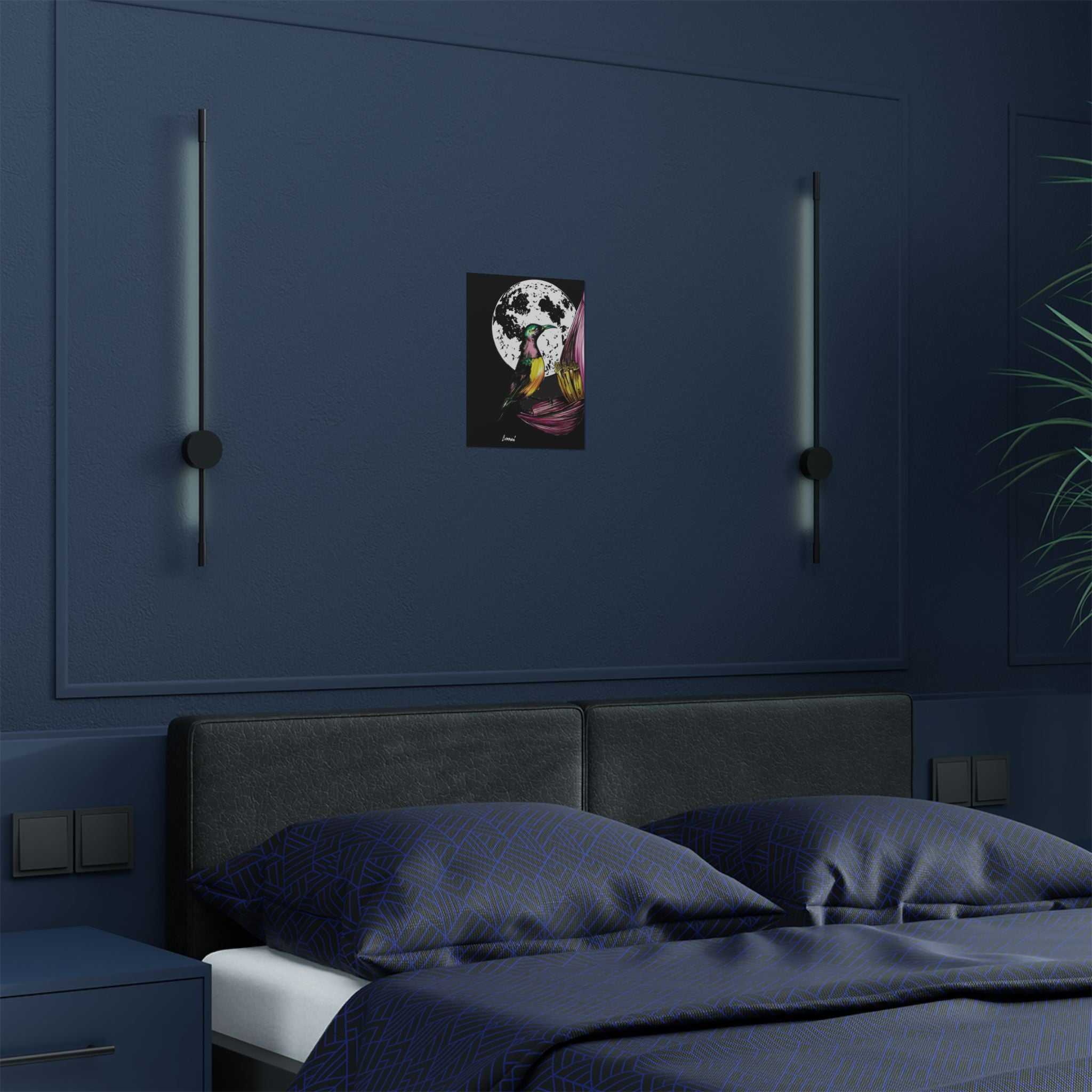 Discover the perfect addition to your nature-inspired decor with our Vibrant Bird Satin Poster - Art Print for Nature Lovers. Brighten up your space today!
