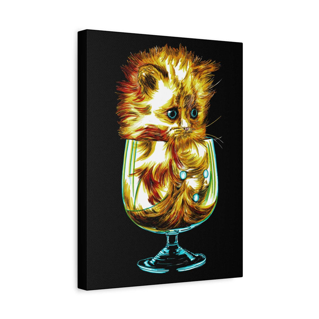 Transform your walls with the enchanting charm of our Whimsical Cat Art Canvas Print - 1.25" Stretched Wall Decor. Add a touch of whimsy to your space!