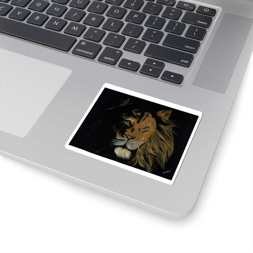 Unleash your wild side with our Wild Lion Kiss-Cut Sticker! Bold animal art for nature lovers, perfect for adding a touch of adventure to your belongings.