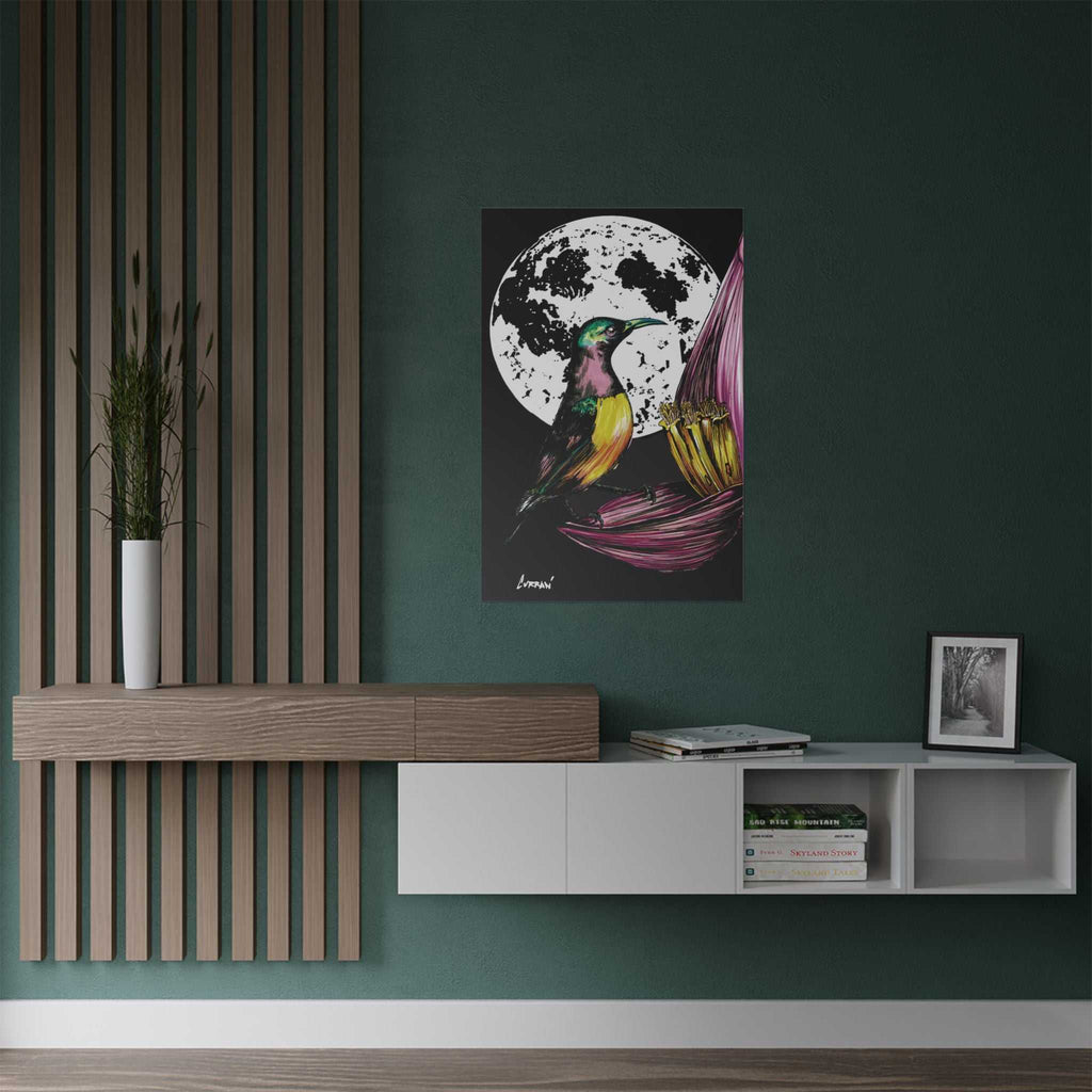 Discover the perfect addition to your nature-inspired decor with our Vibrant Bird Satin Poster - Art Print for Nature Lovers. Brighten up your space today!