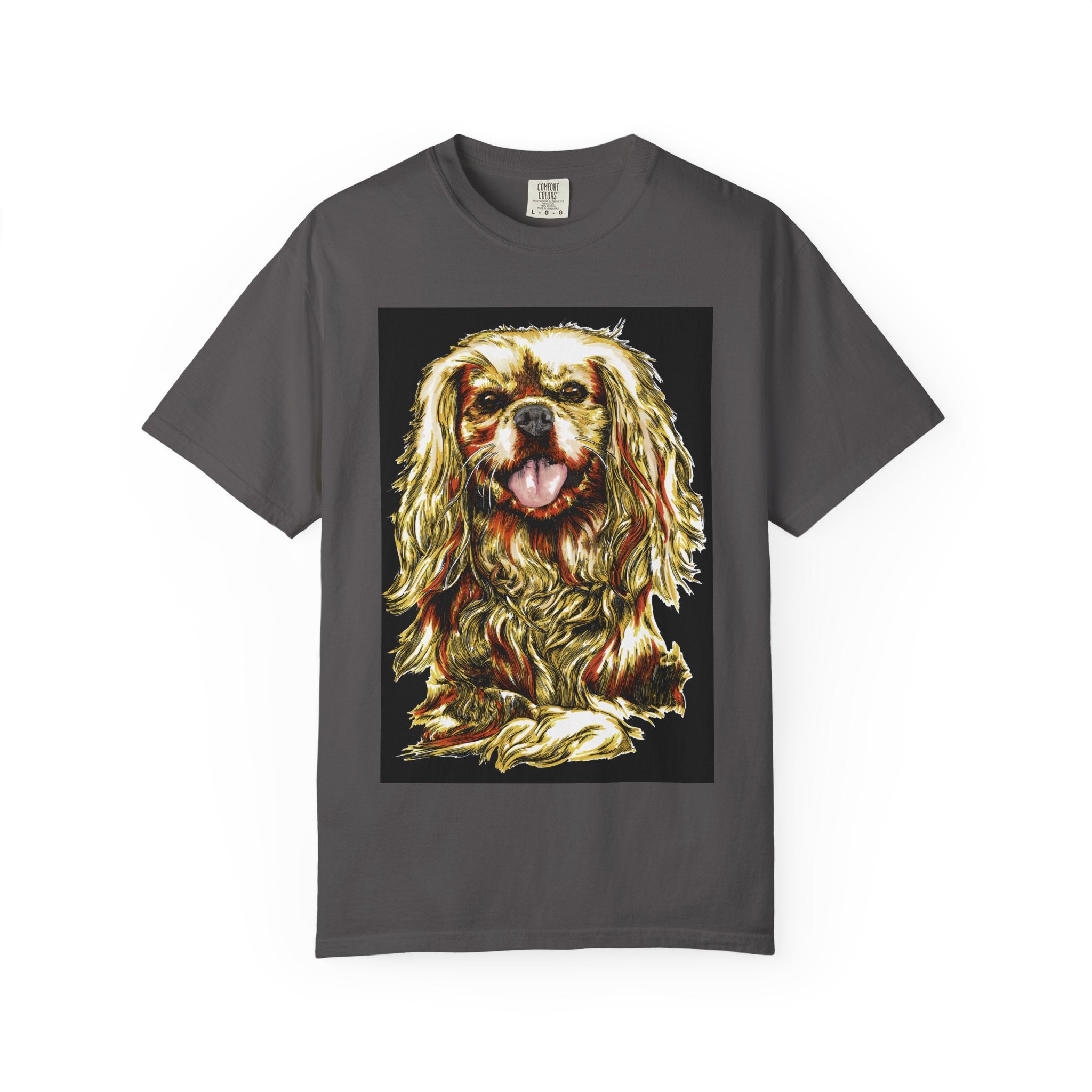 Cocker Spaniel Unisex Tee featuring Hand Drawn Art