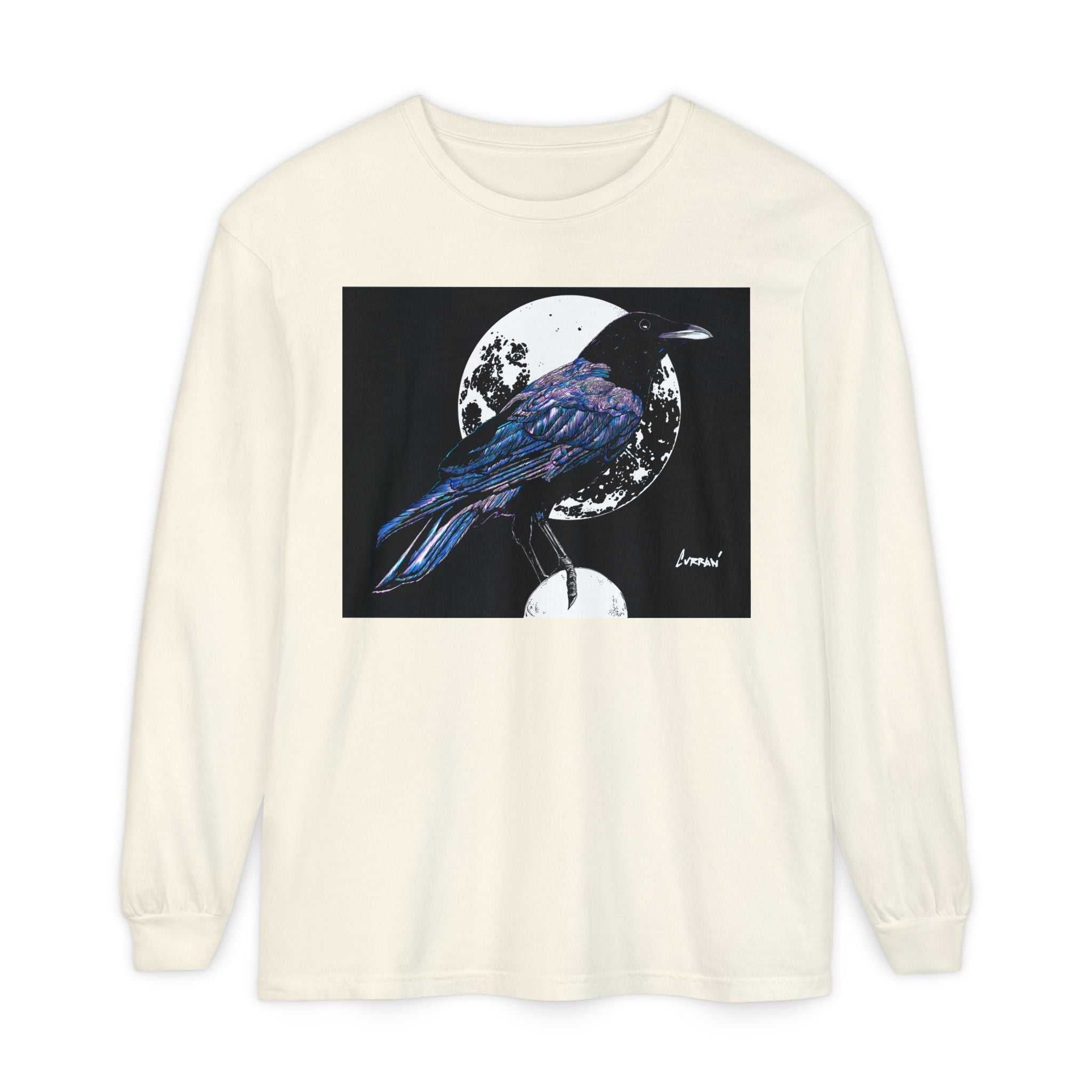 Mystical Crow Long Sleeve T Shirt Unisex