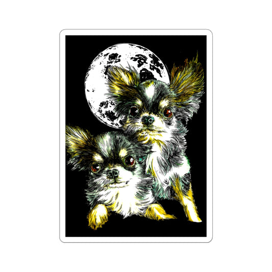Chihuahua Kiss-Cut Stickers, Playful Pet Decor for Dog Lover