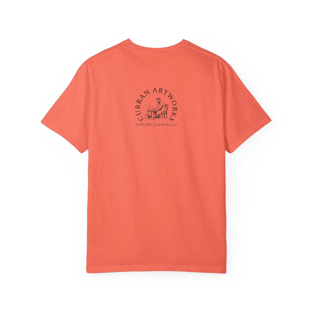 Artistic Owl Unisex Garment-Dyed T-Shirt