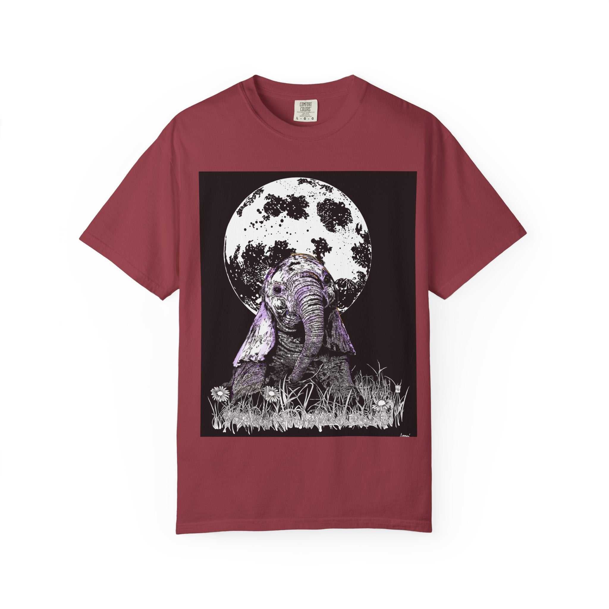 Baby Elephant Unisex T-shirt | Eco-Friendly Garment-Dyed Tee